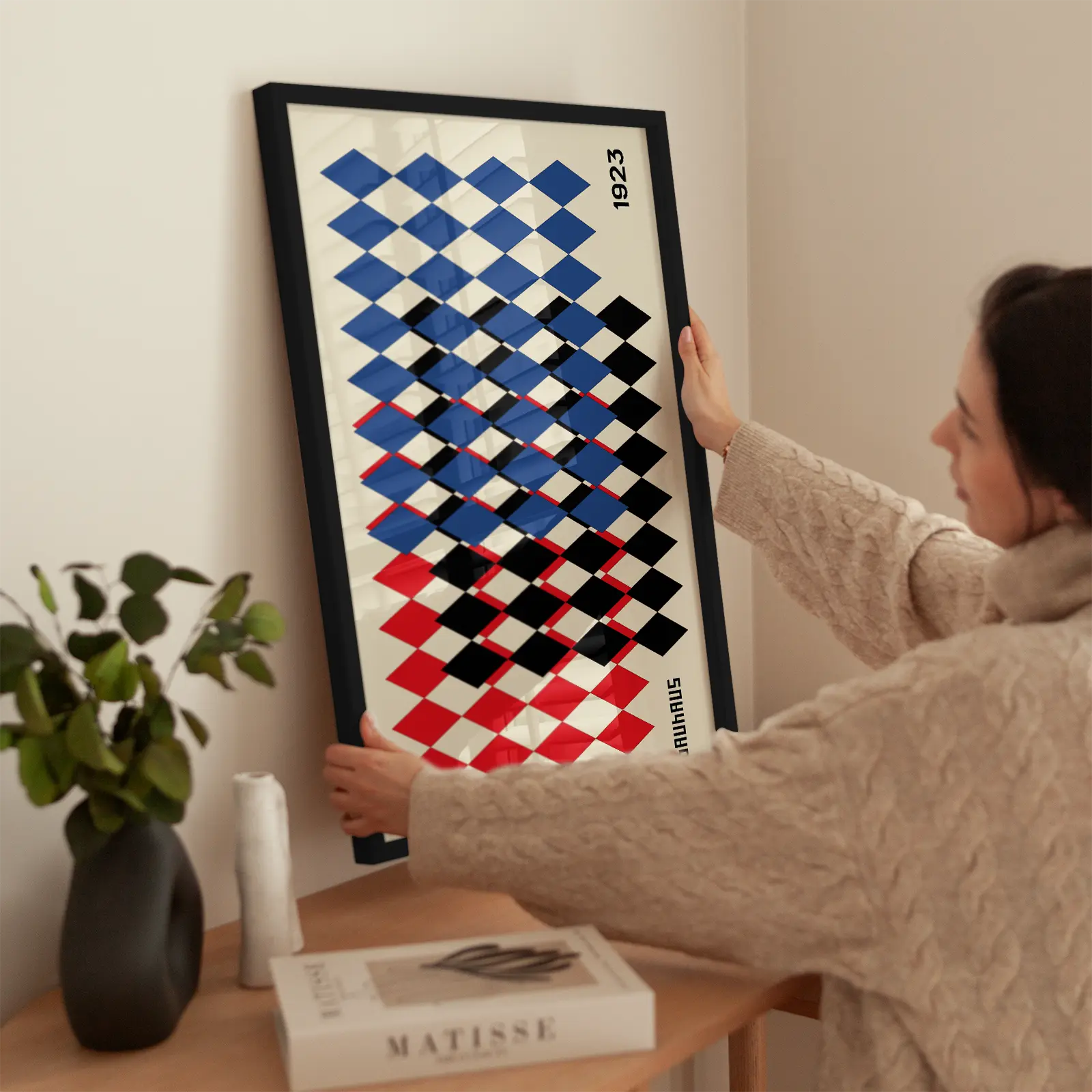 Dynamic Overlap — Bauhaus 1923 wird aufgehängt