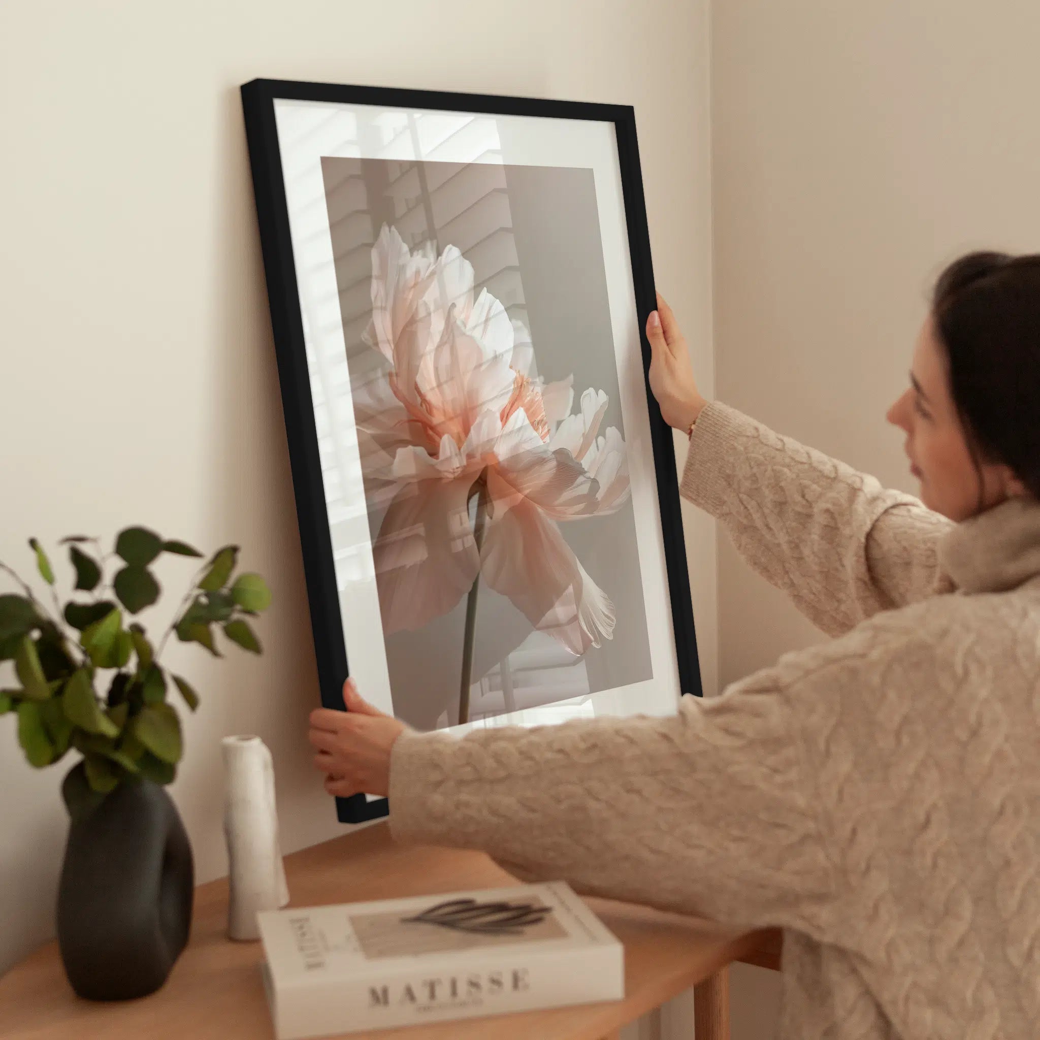 Elegant Peony wird aufgehängt