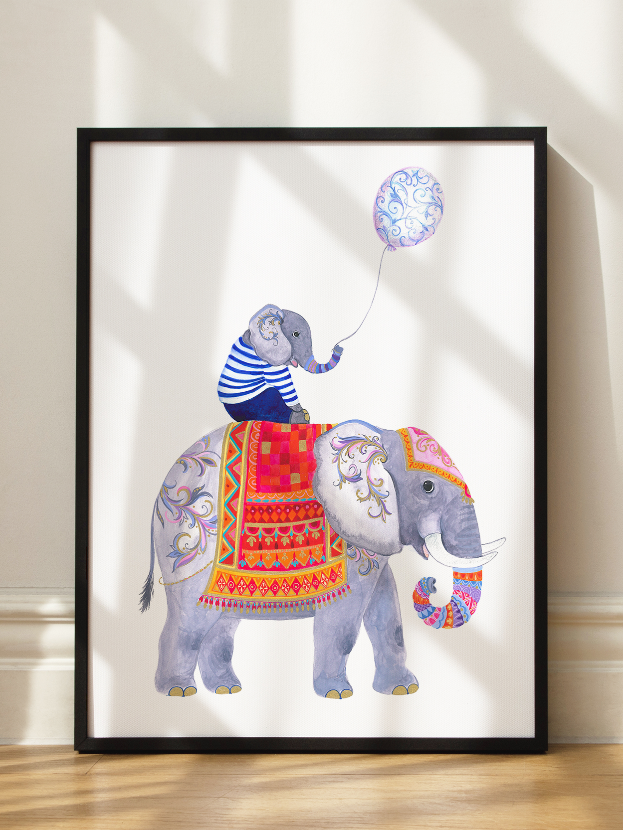 Elephant Ride Poster