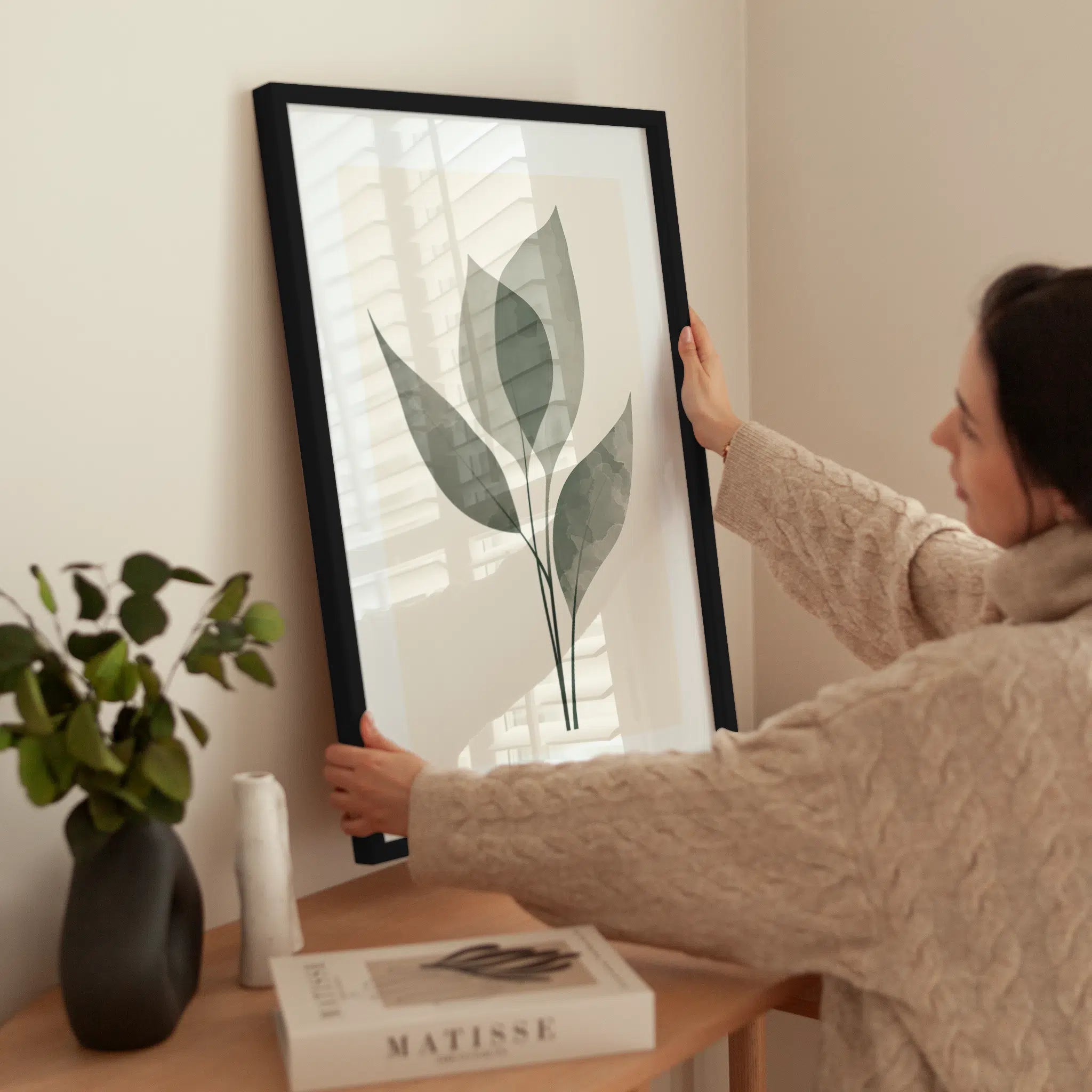 Ethereal Leaves wird aufgehängt