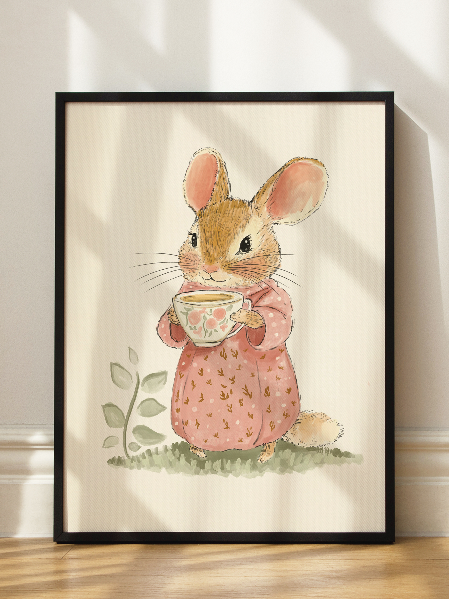 Flower Teacup Fairy Poster