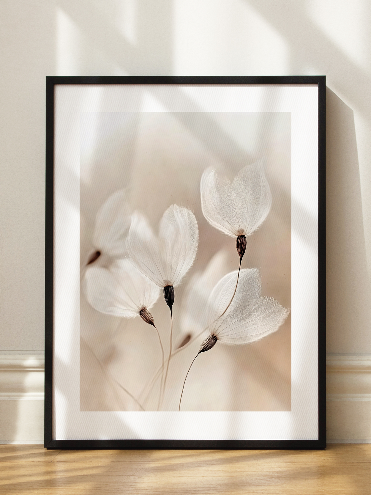 Feather Flower Poster