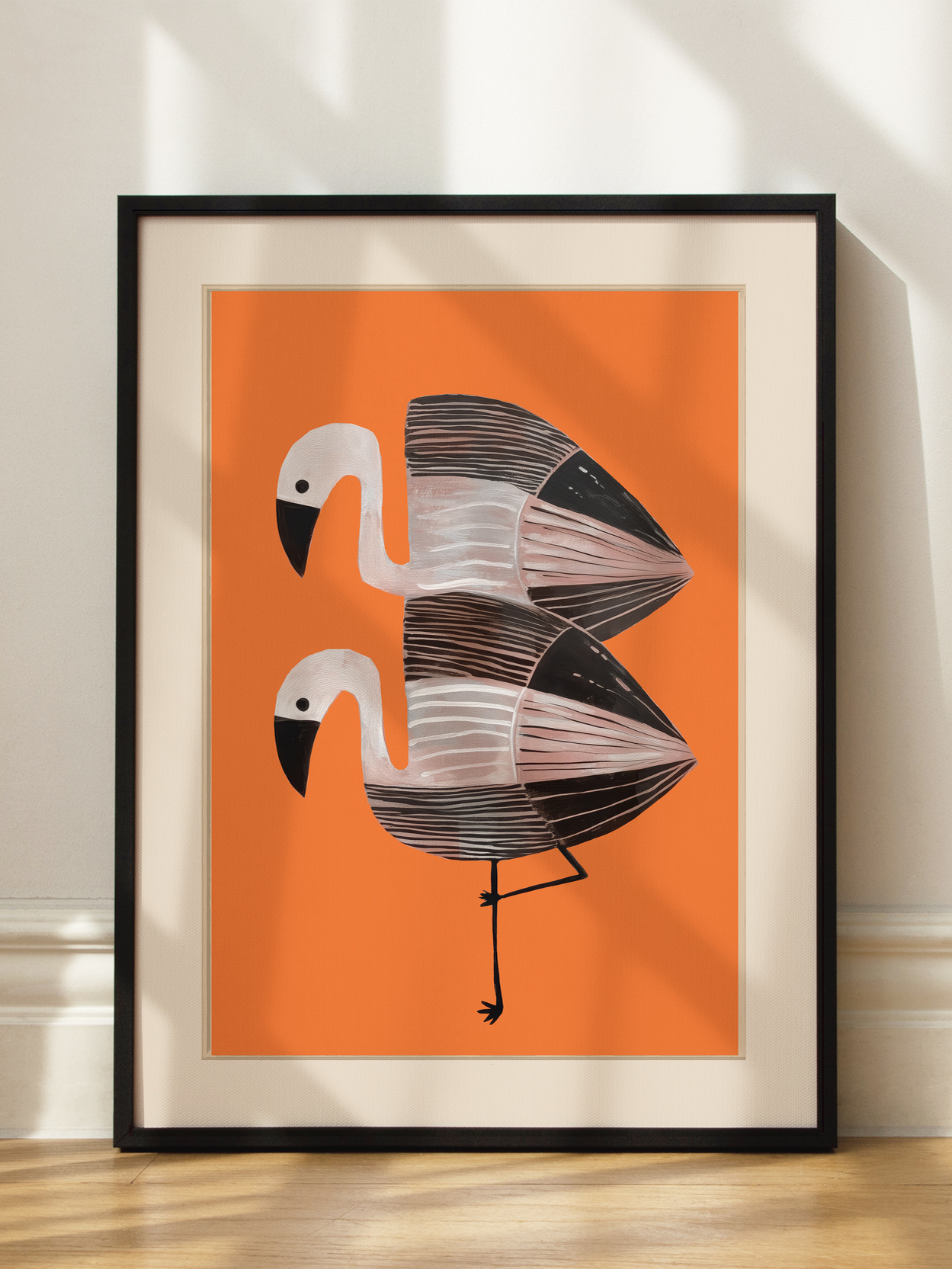 Flamingo Pair Poster