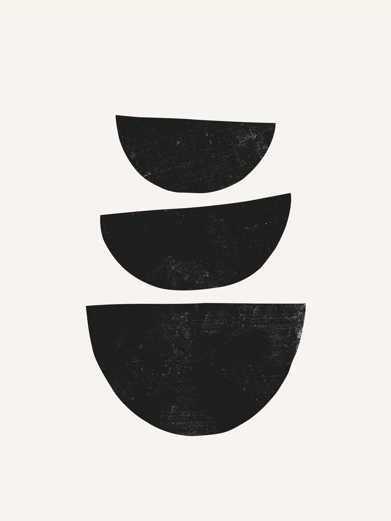 Floating Stacks Poster