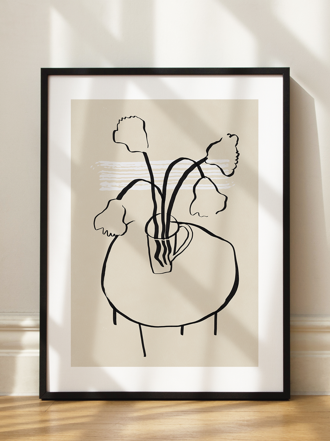 Floral Lines Poster