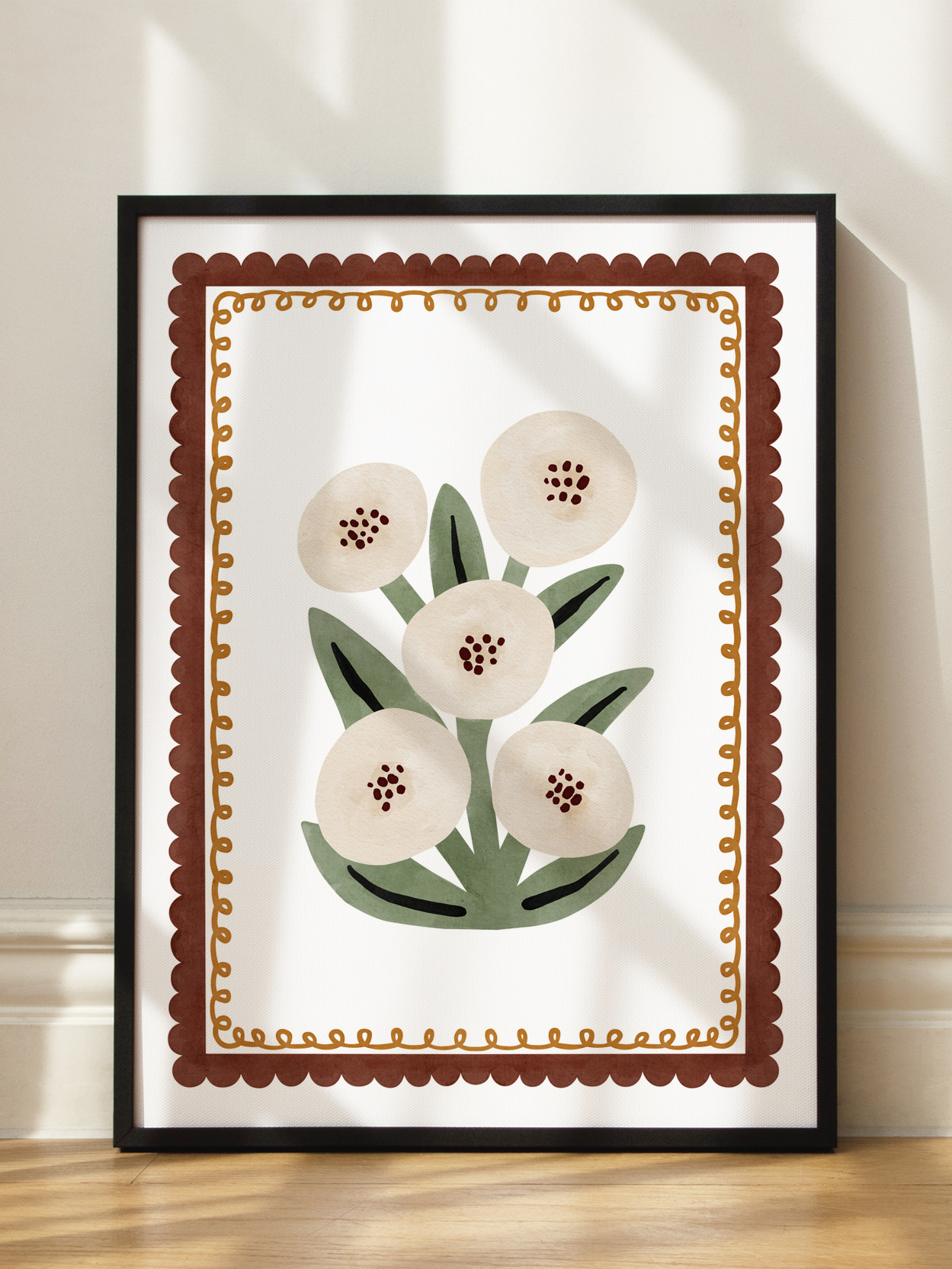 Floral Ceramic Poster