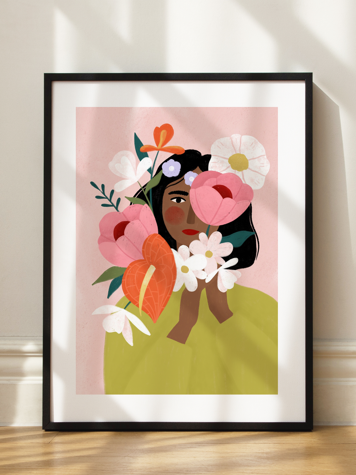 Flower Lady Poster