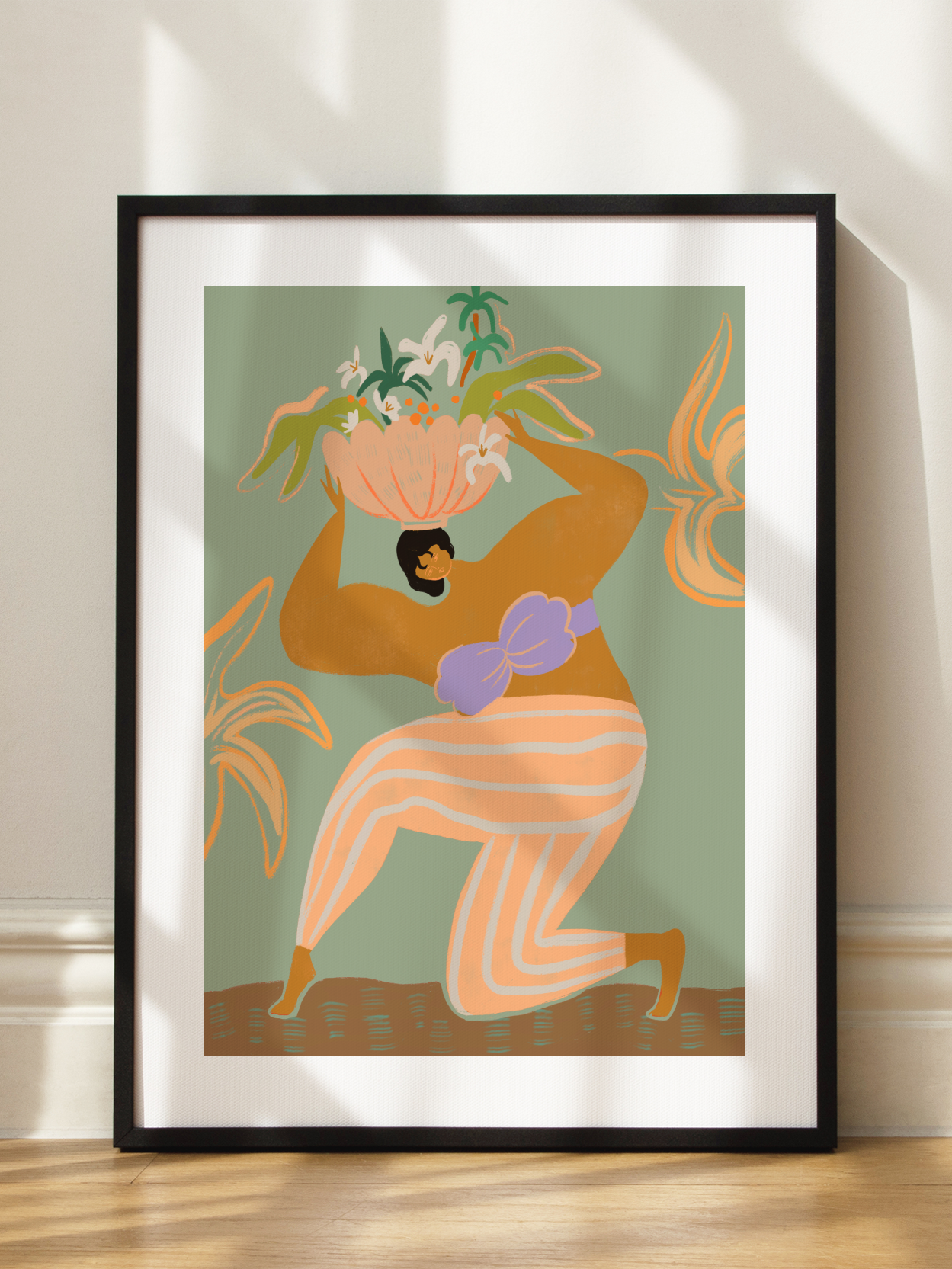 Flower Carrier Poster