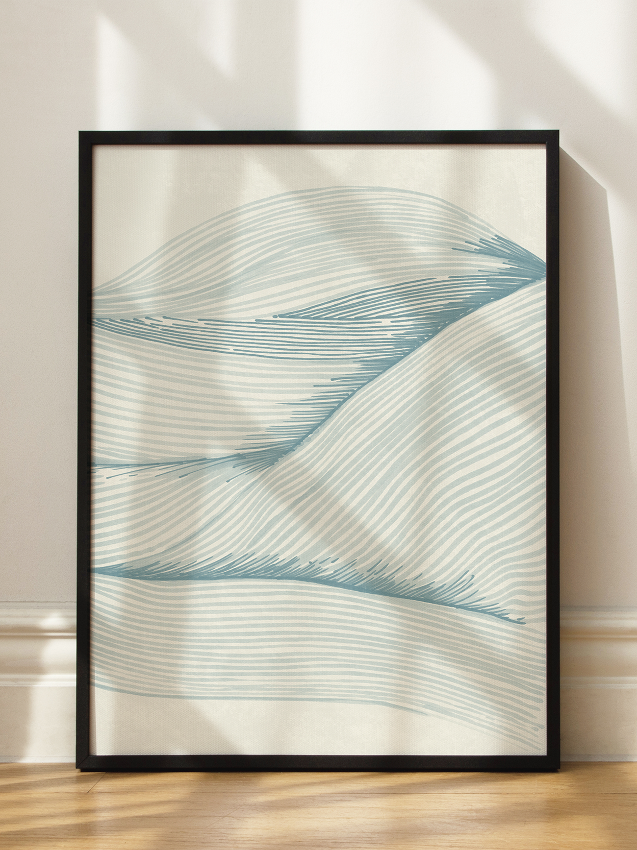 Flowing Lines Poster