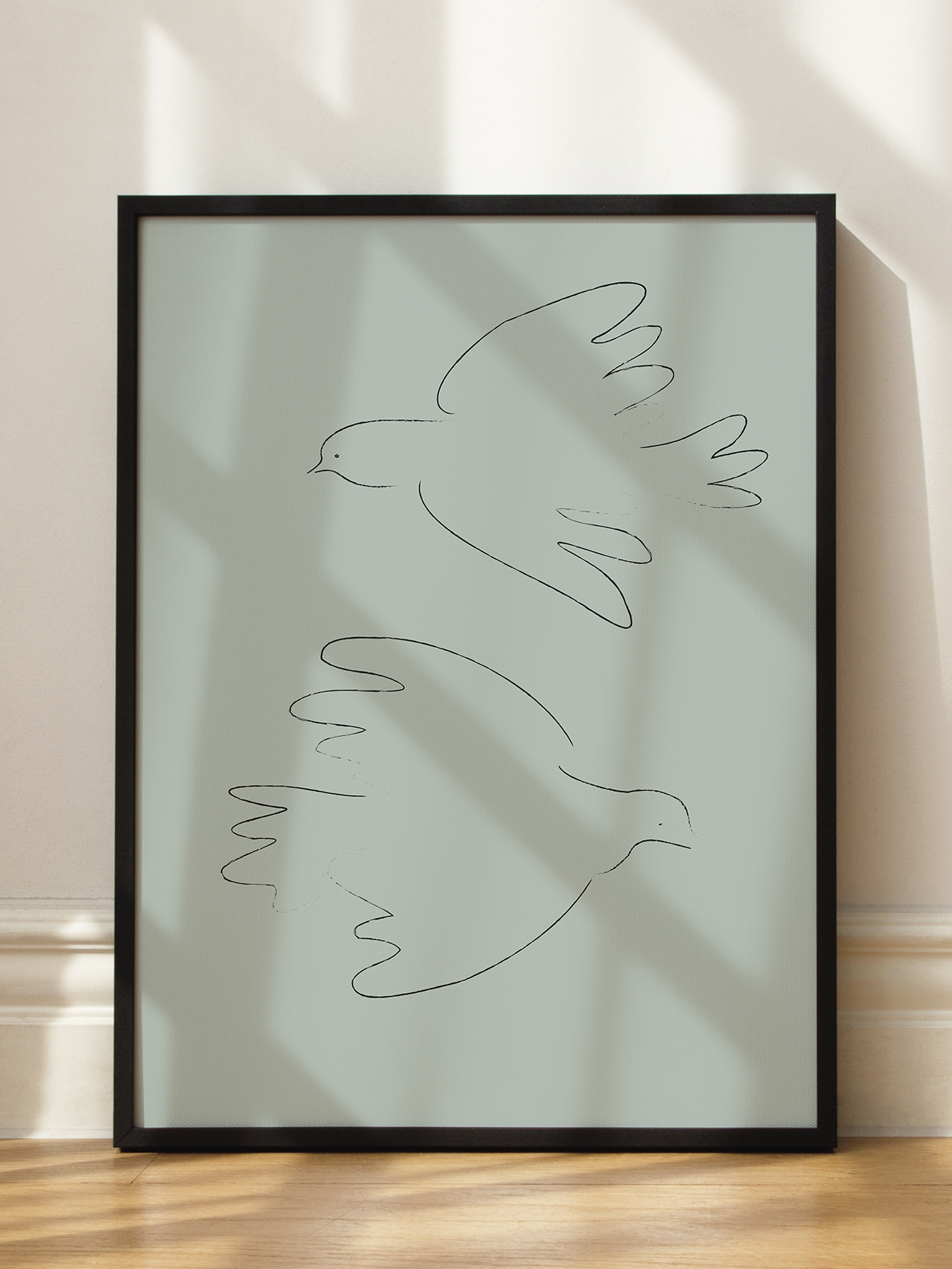 Flying Birds Poster