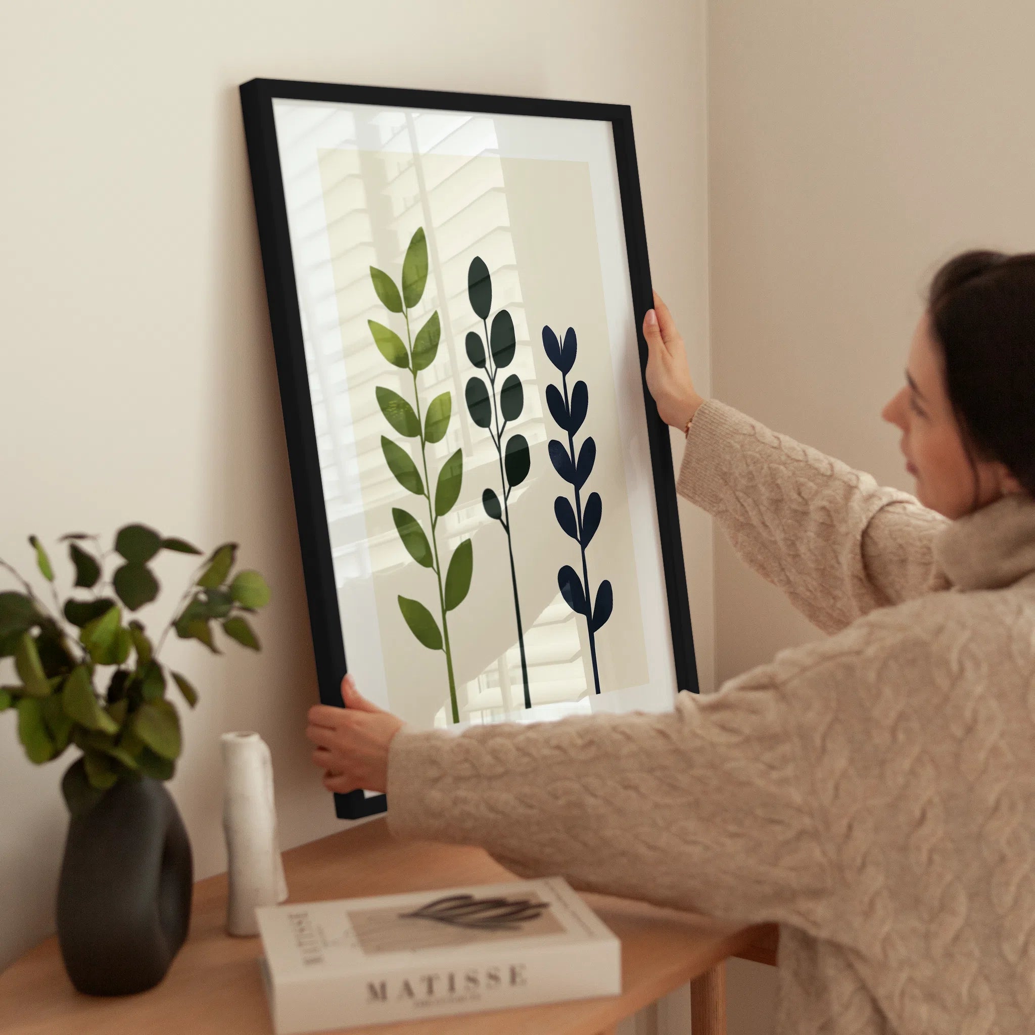 Forest Greenery wird aufgehängt