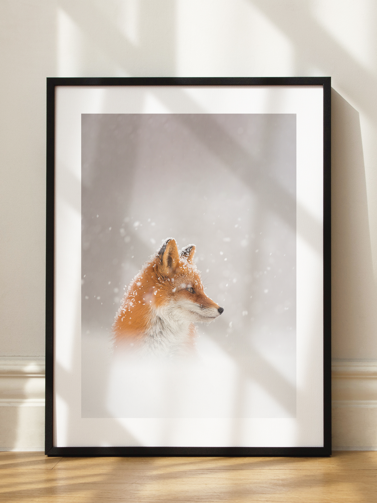 Fox in Snow Poster