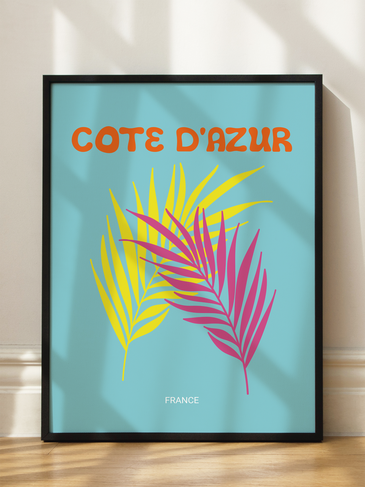 Iconic Cote d´Azur Poster