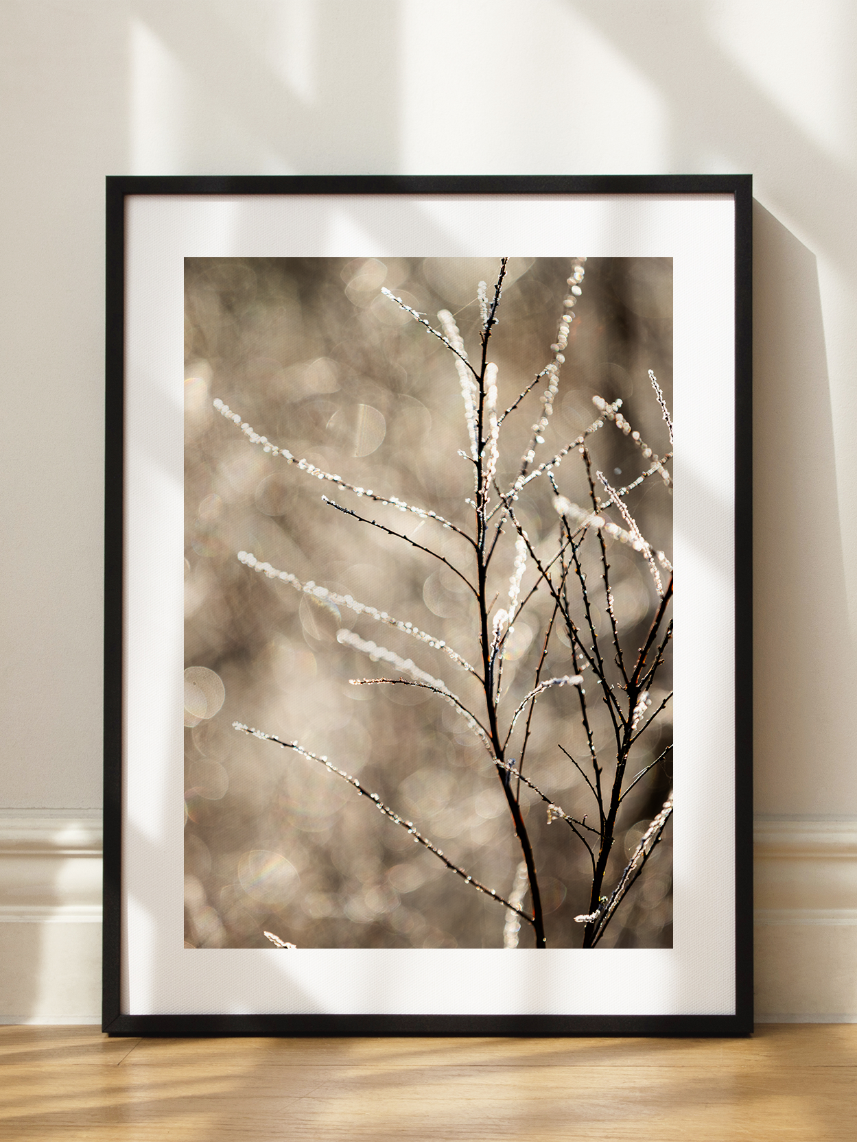 Frozen Branches Poster