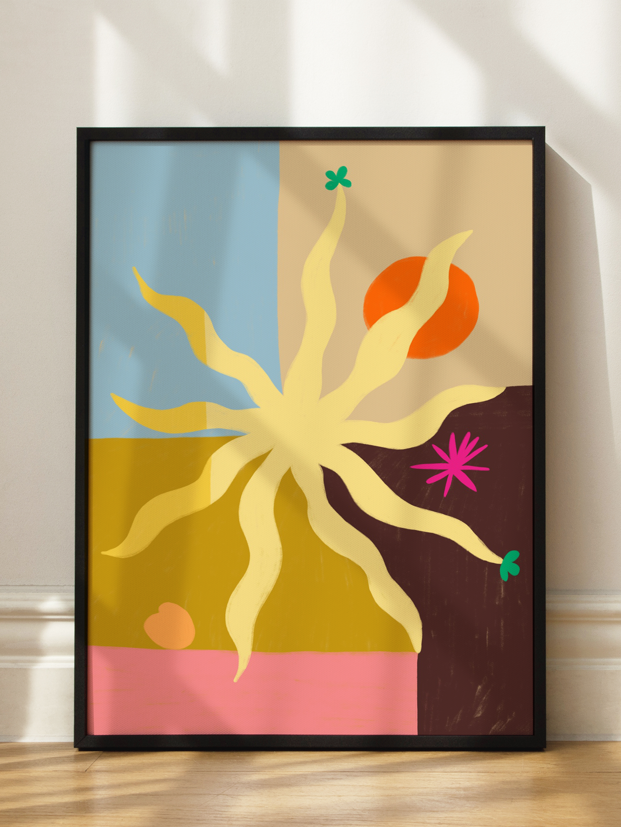 Funky Flower Poster