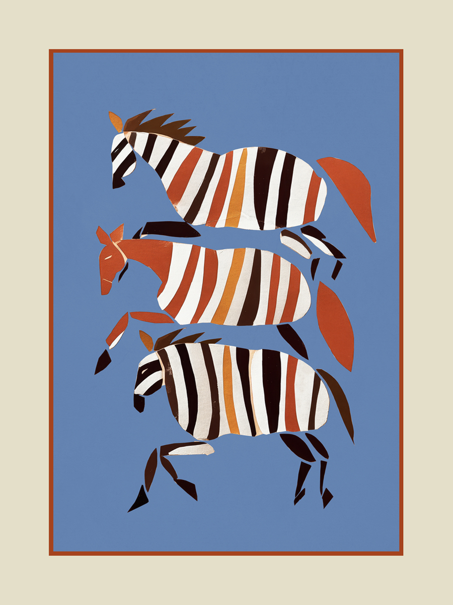 Galloping Horses Poster