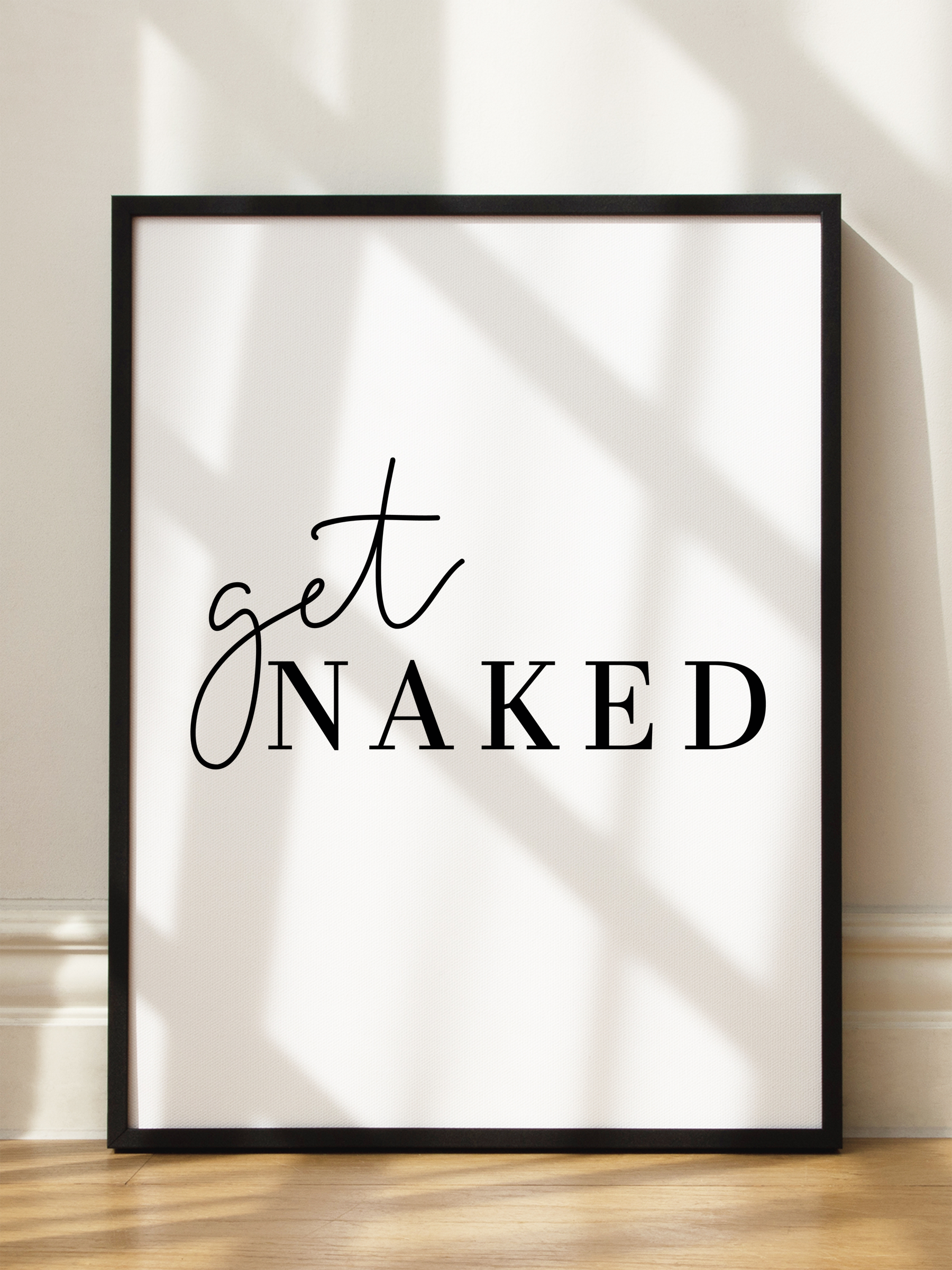 Get Naked No1 Poster