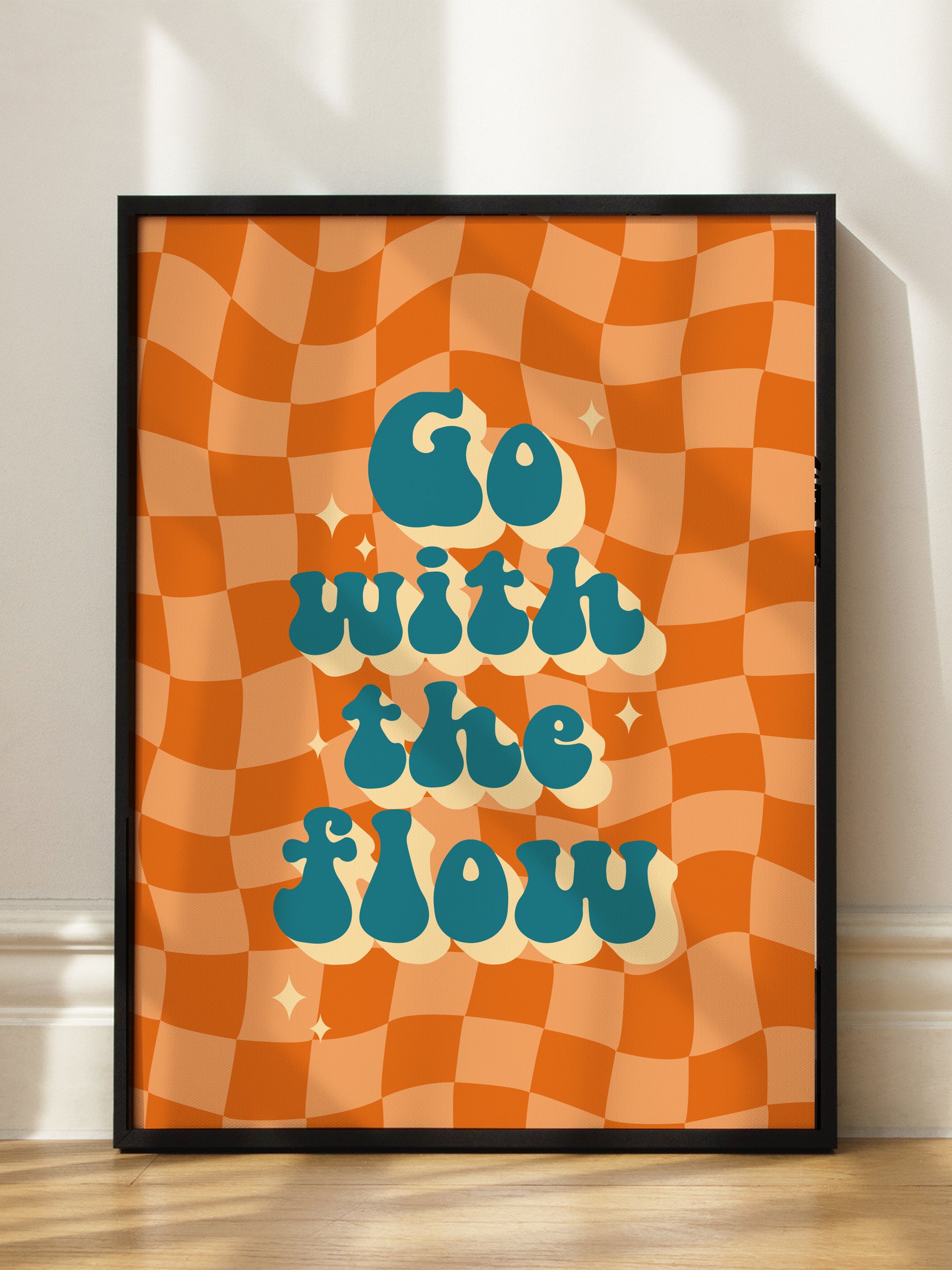 Go With The Flow Poster
