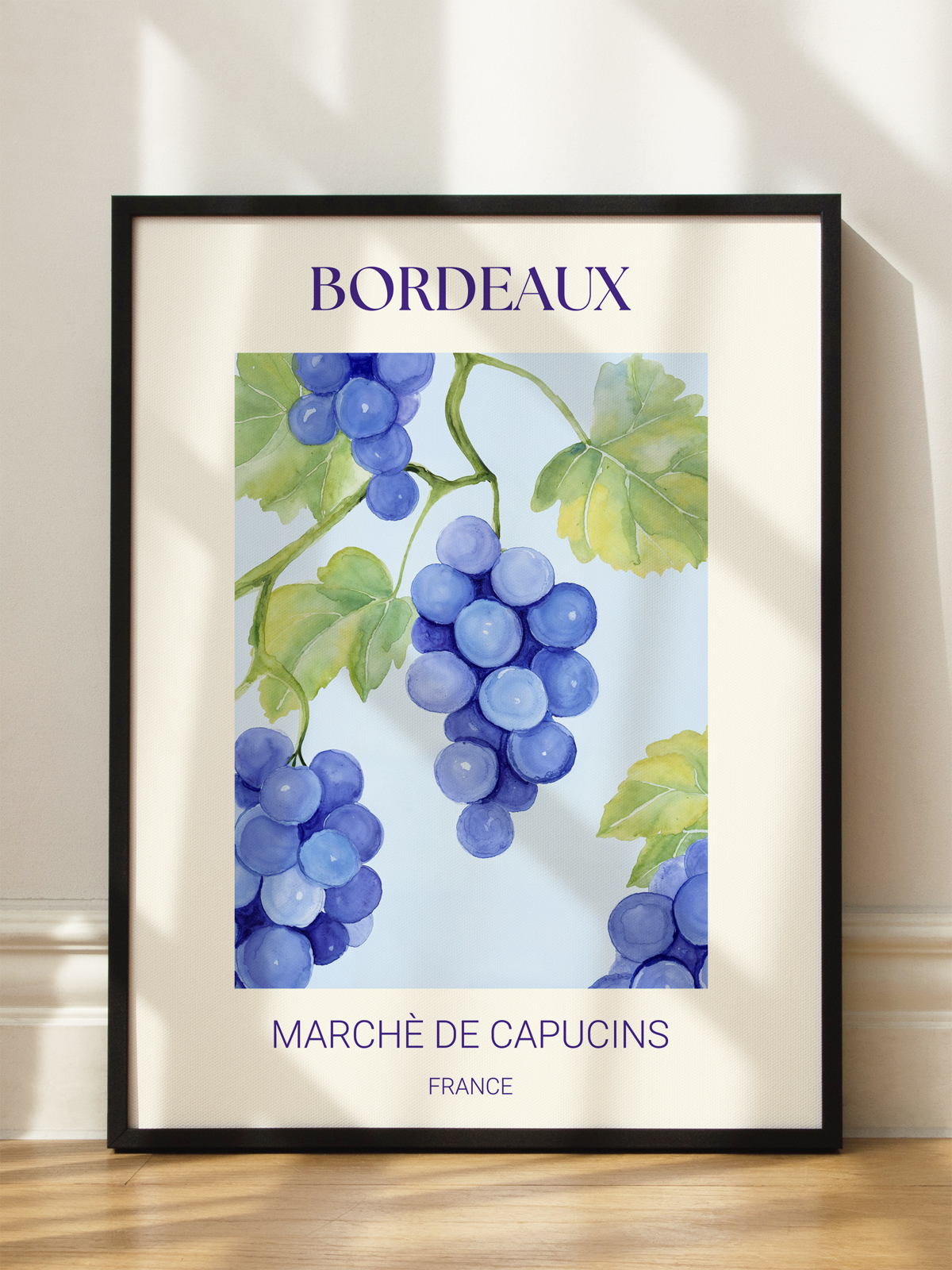 Bordeaux Grapes Poster
