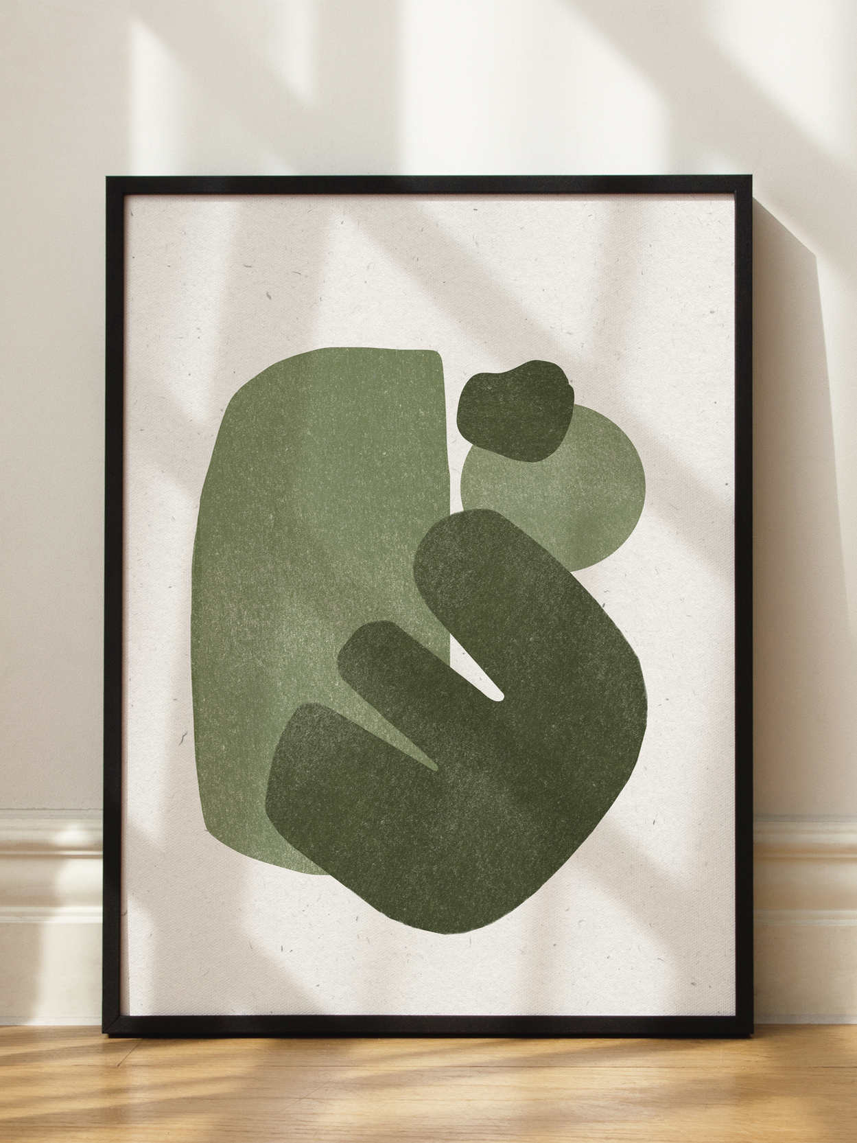 Graphic Green Poster