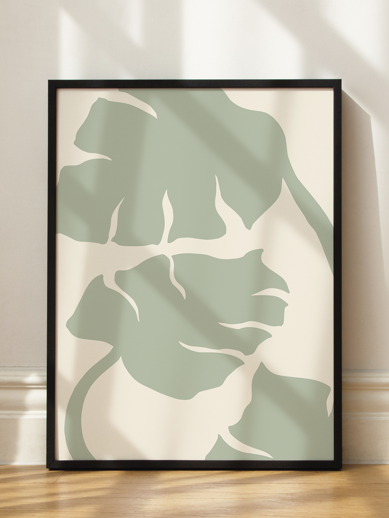Green Botanical Pattern Poster