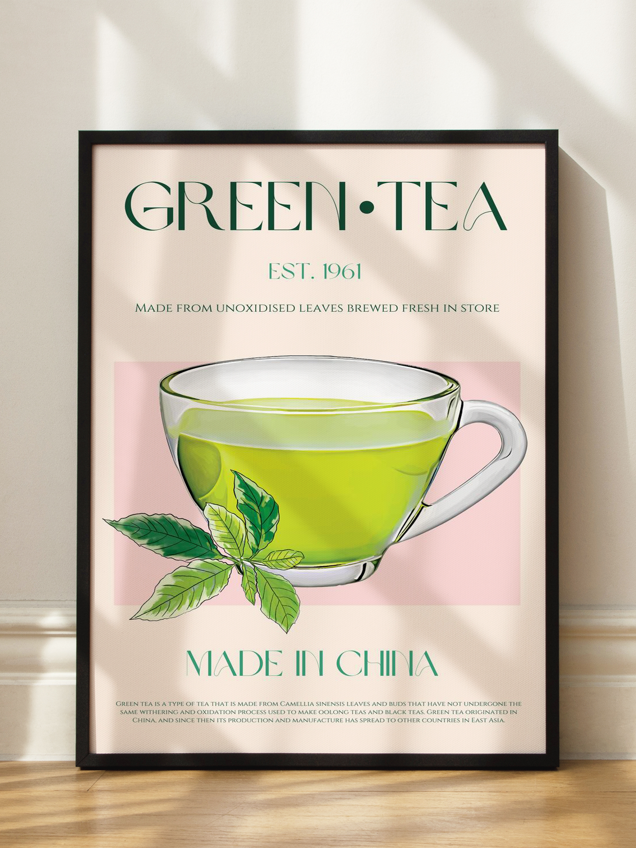 Green Tea Poster