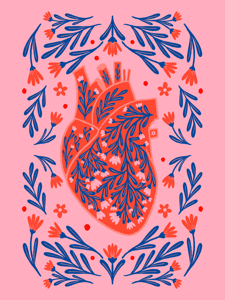 Heart in Bloom Poster