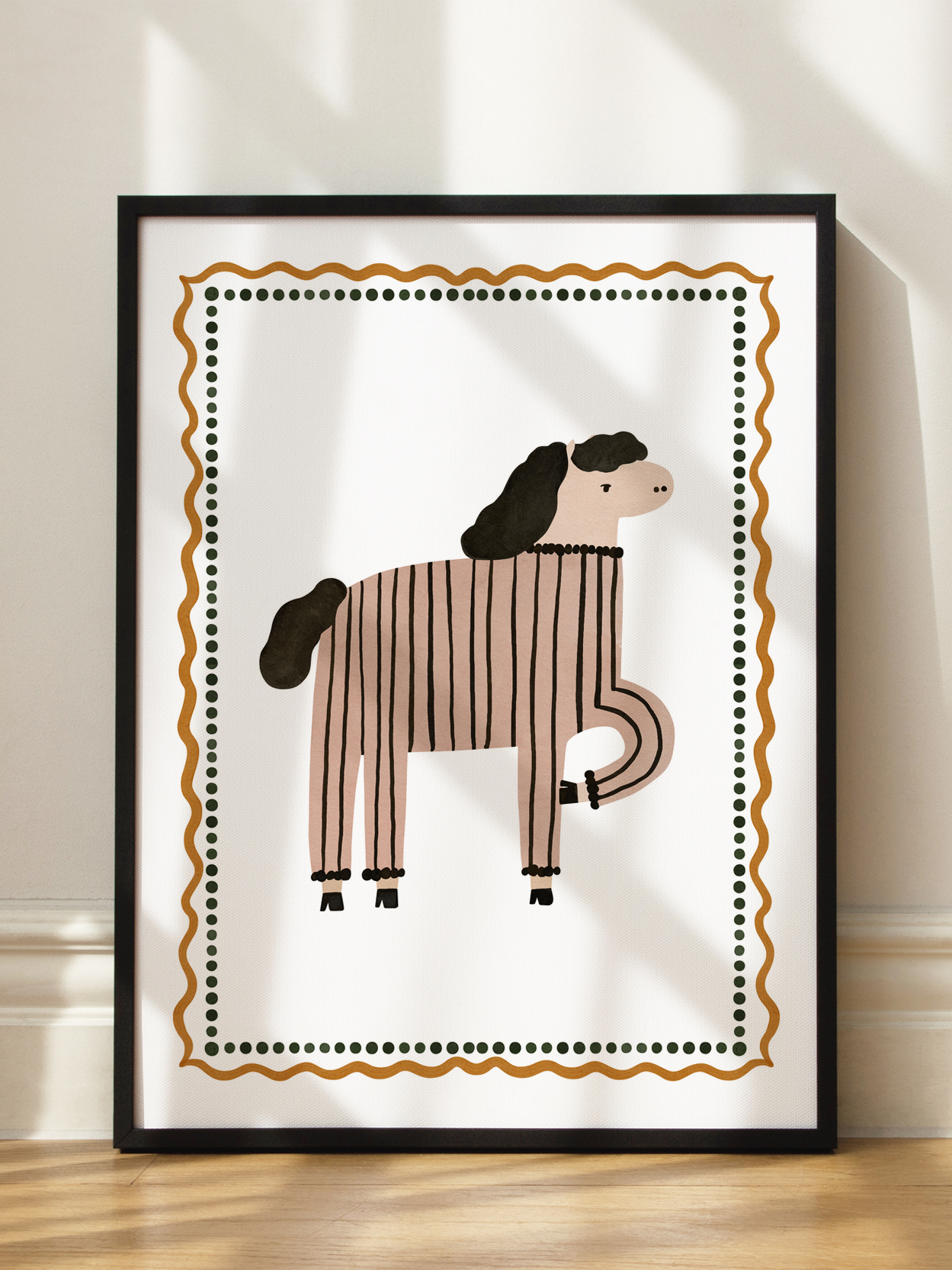 Horse in Costume Poster