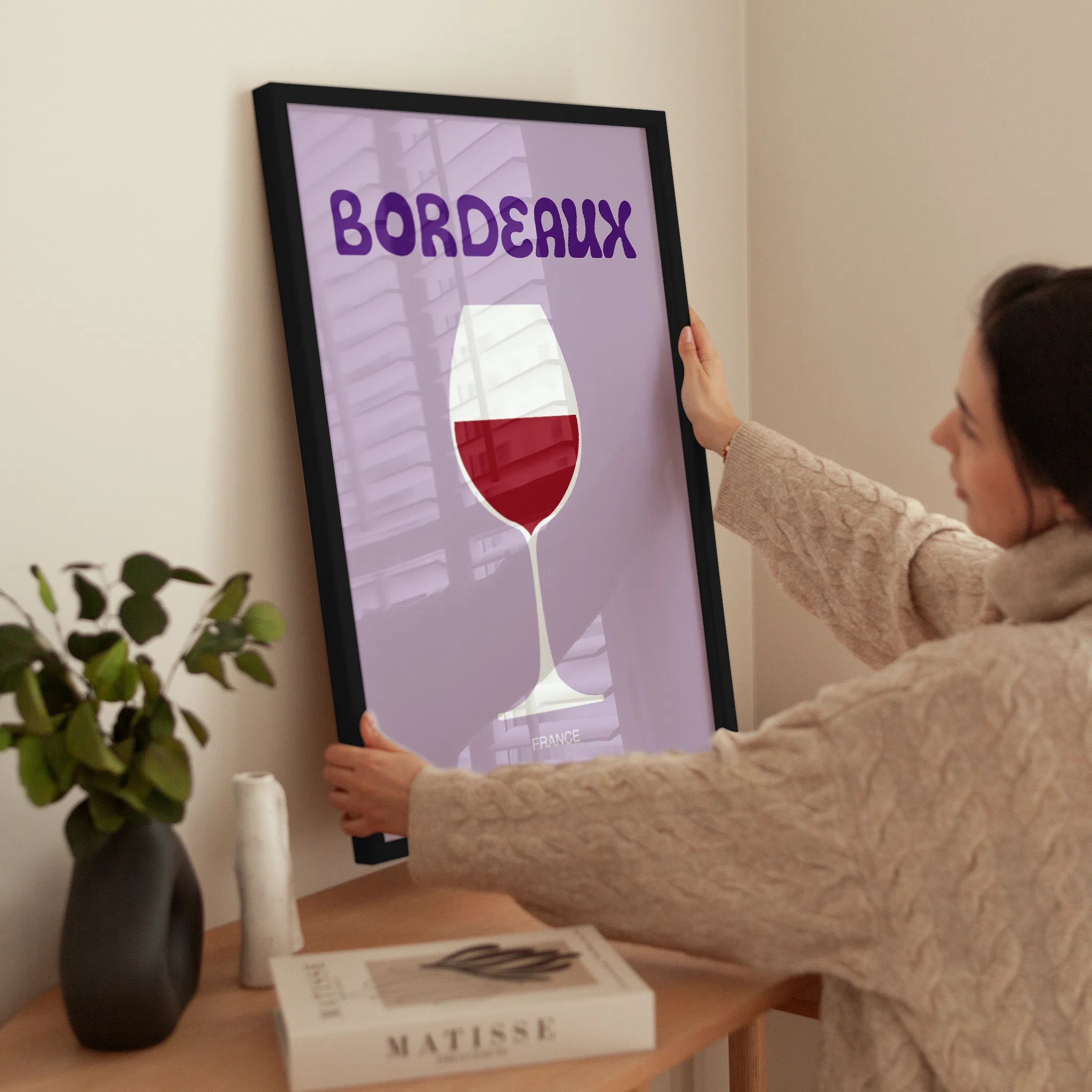 Iconic Bordeaux wird aufgehängt