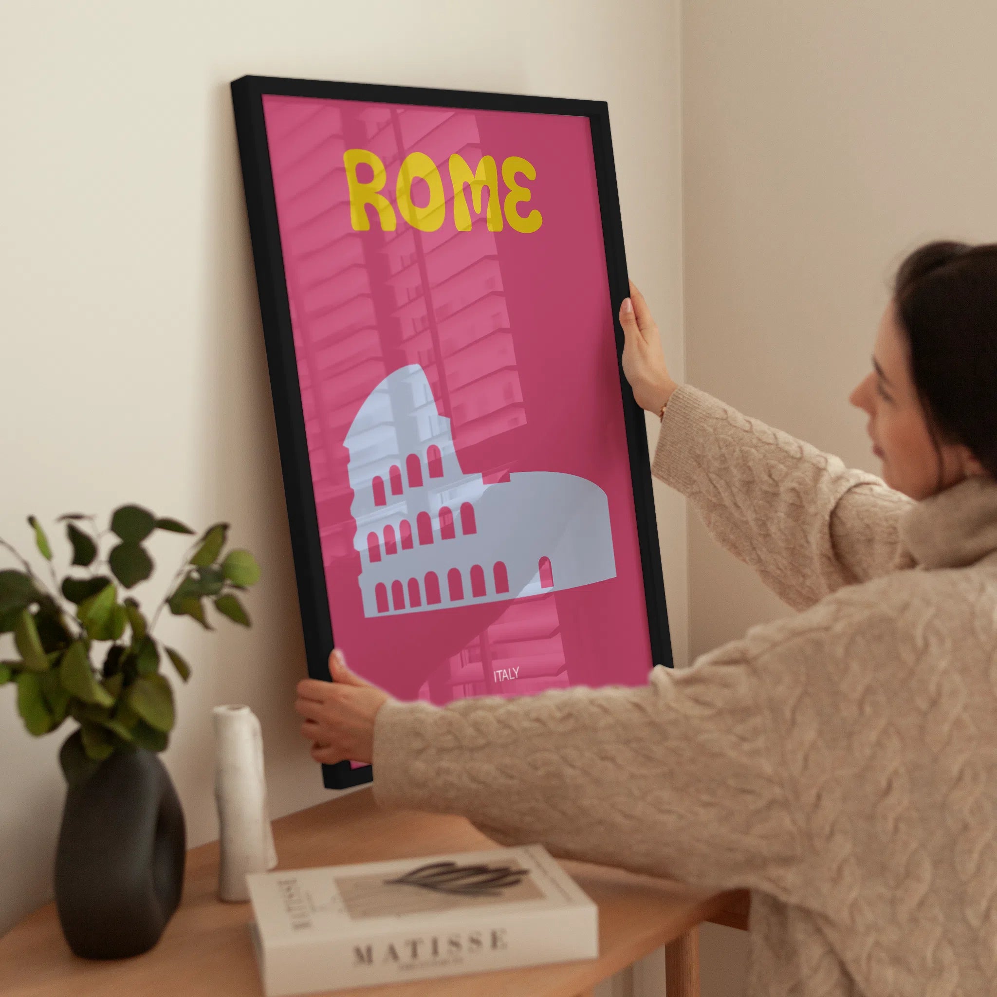 Iconic Rome wird aufgehängt