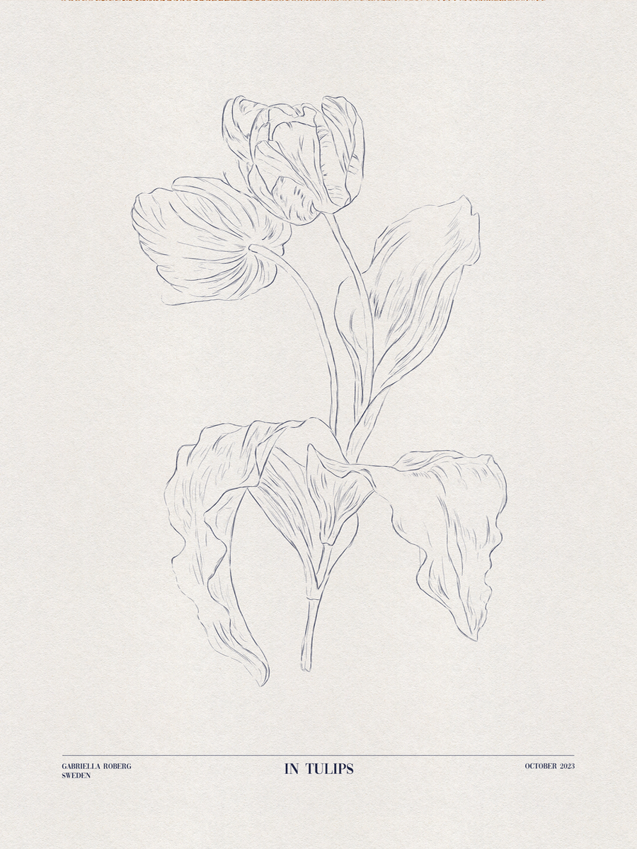In Tulips Poster