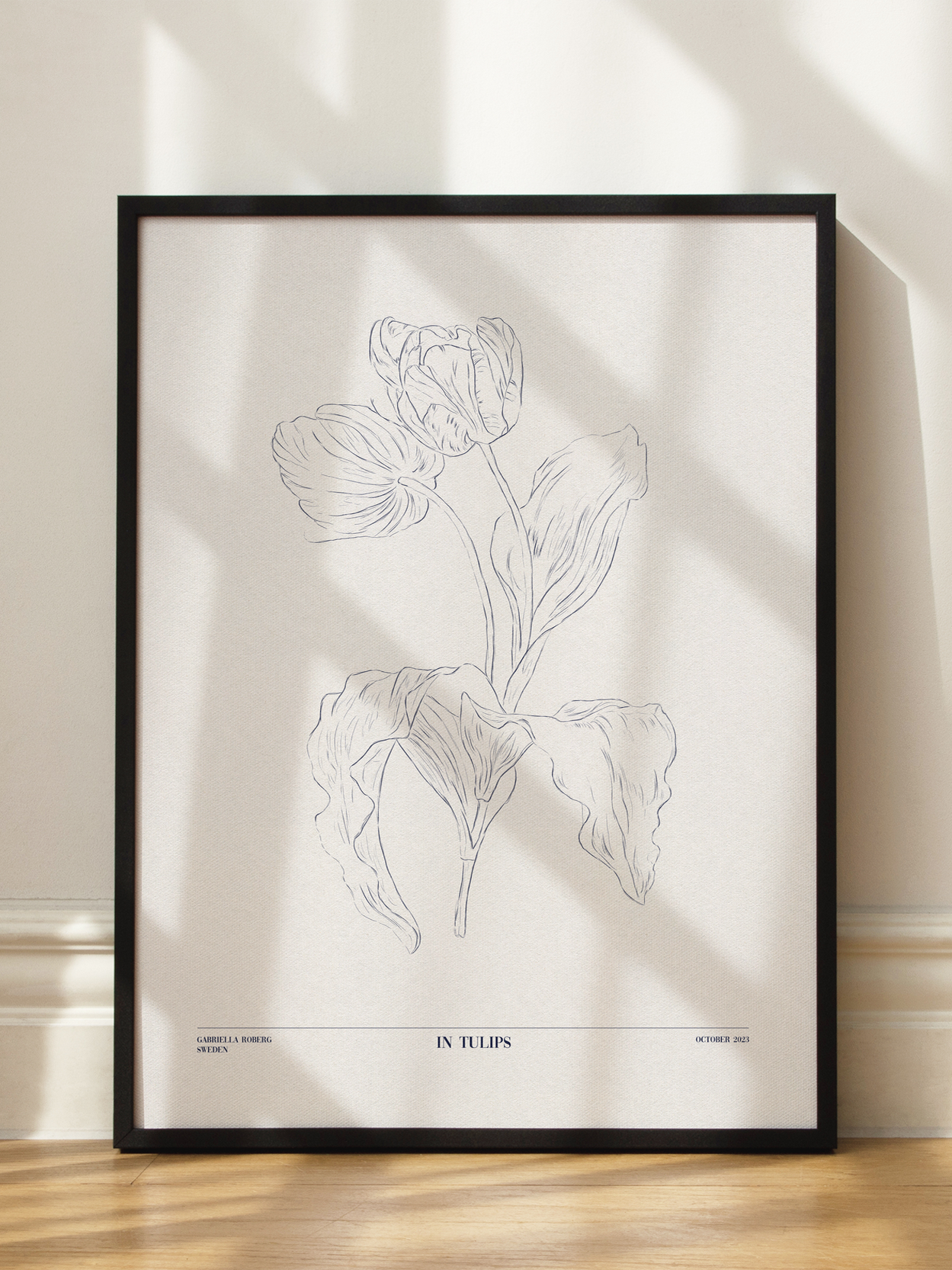 In Tulips Poster