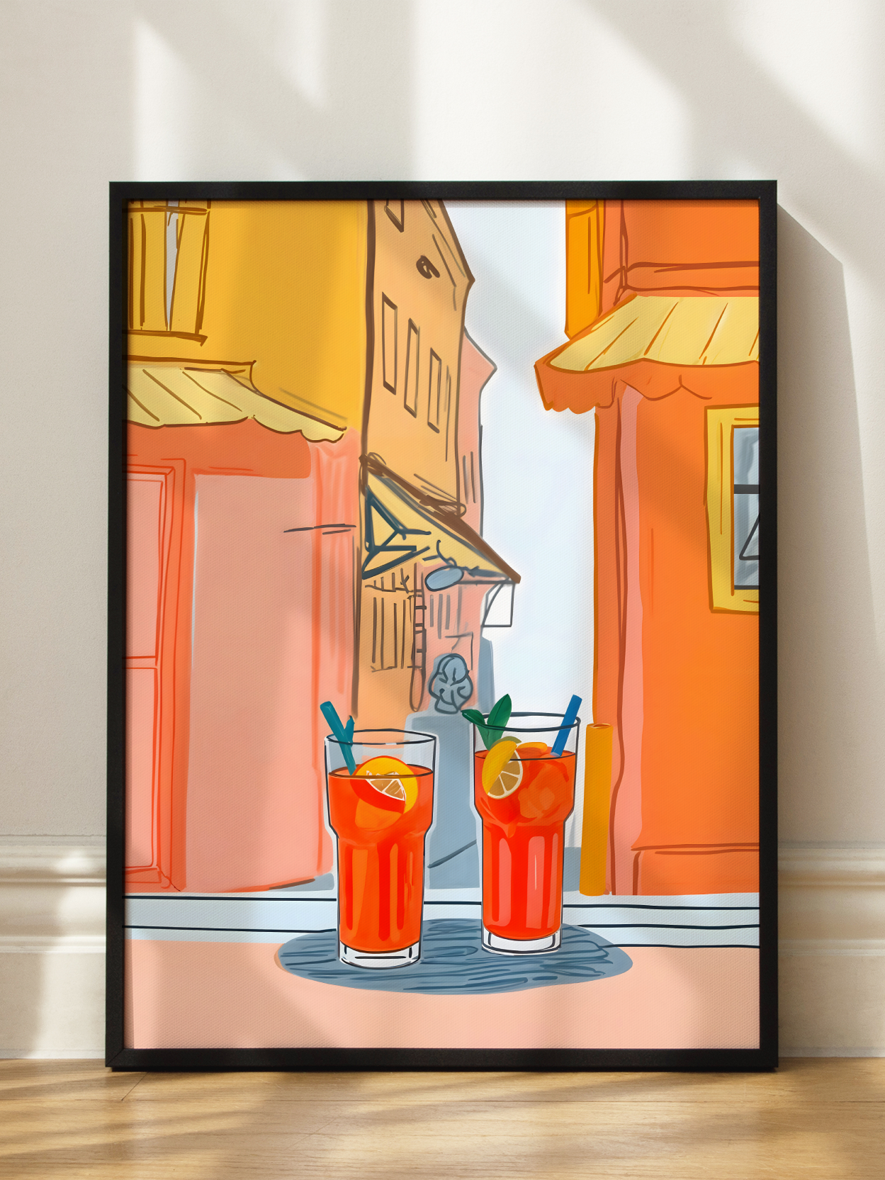 Italian Aperol Spritz Poster