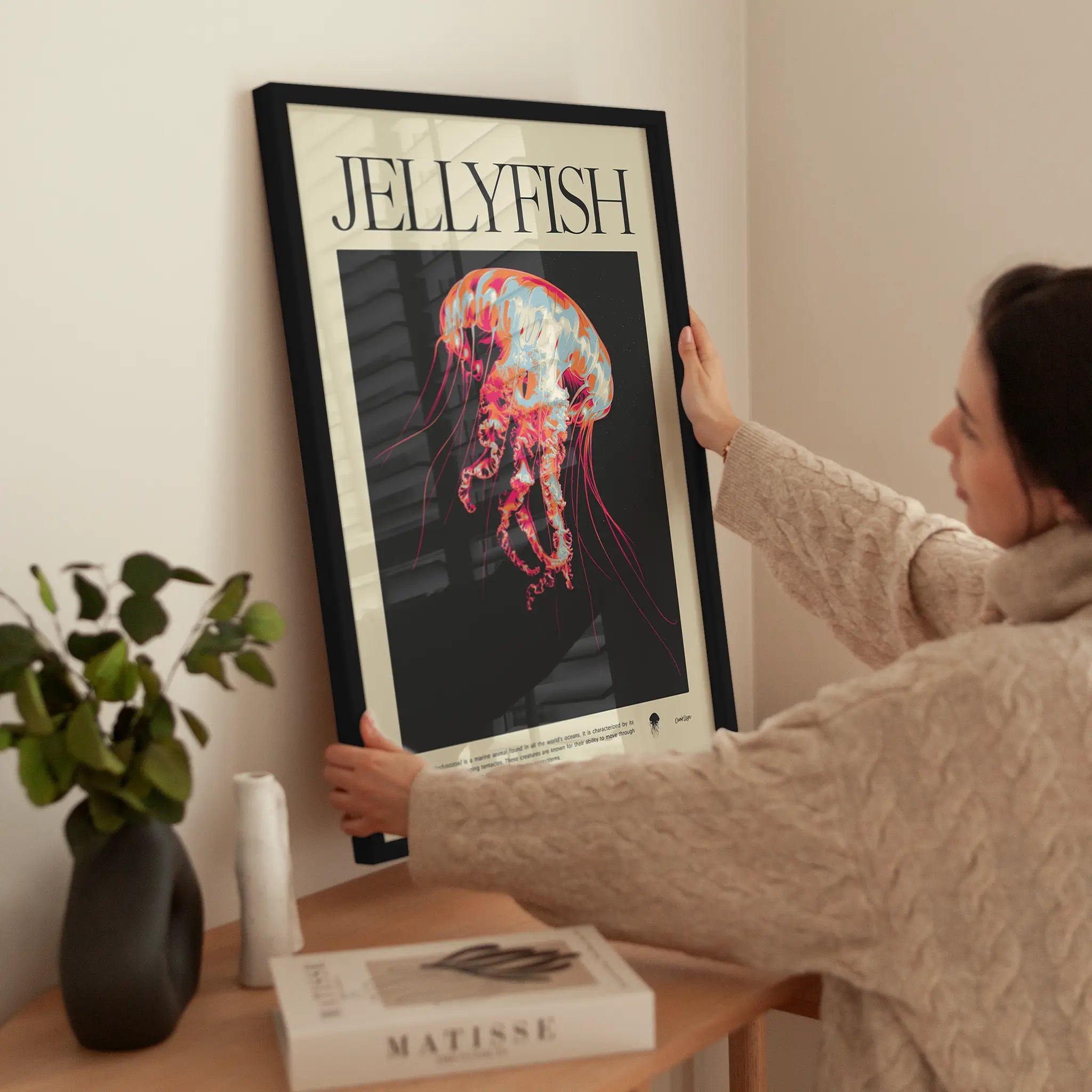 Jellyfish wird aufgehängt