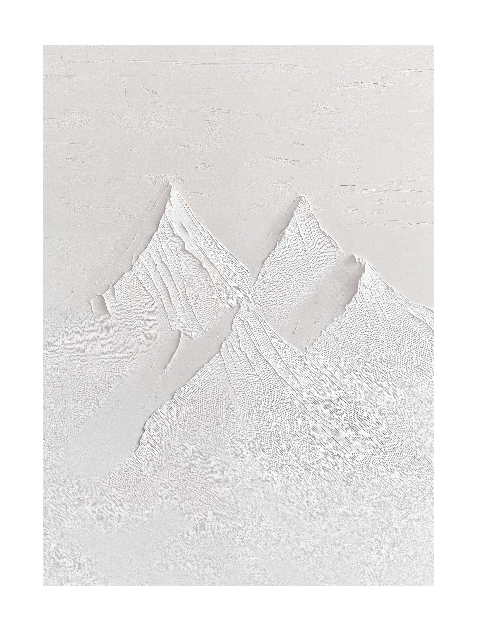 White Peaks Poster