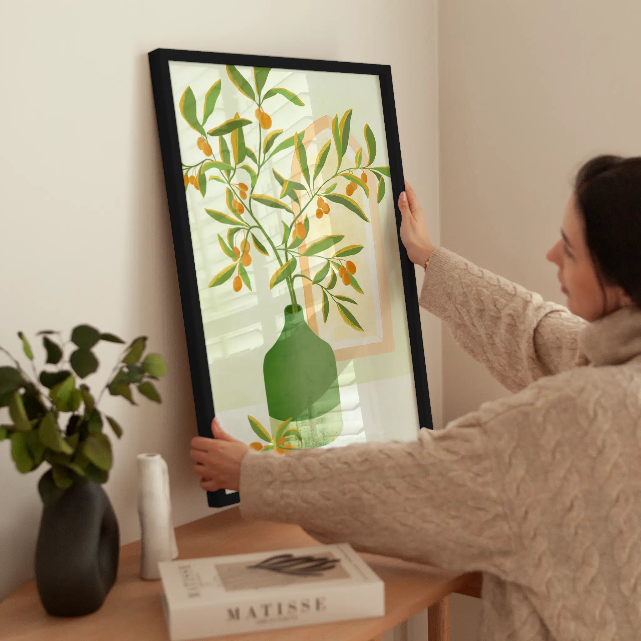 Kumquat Tree wird aufgehängt