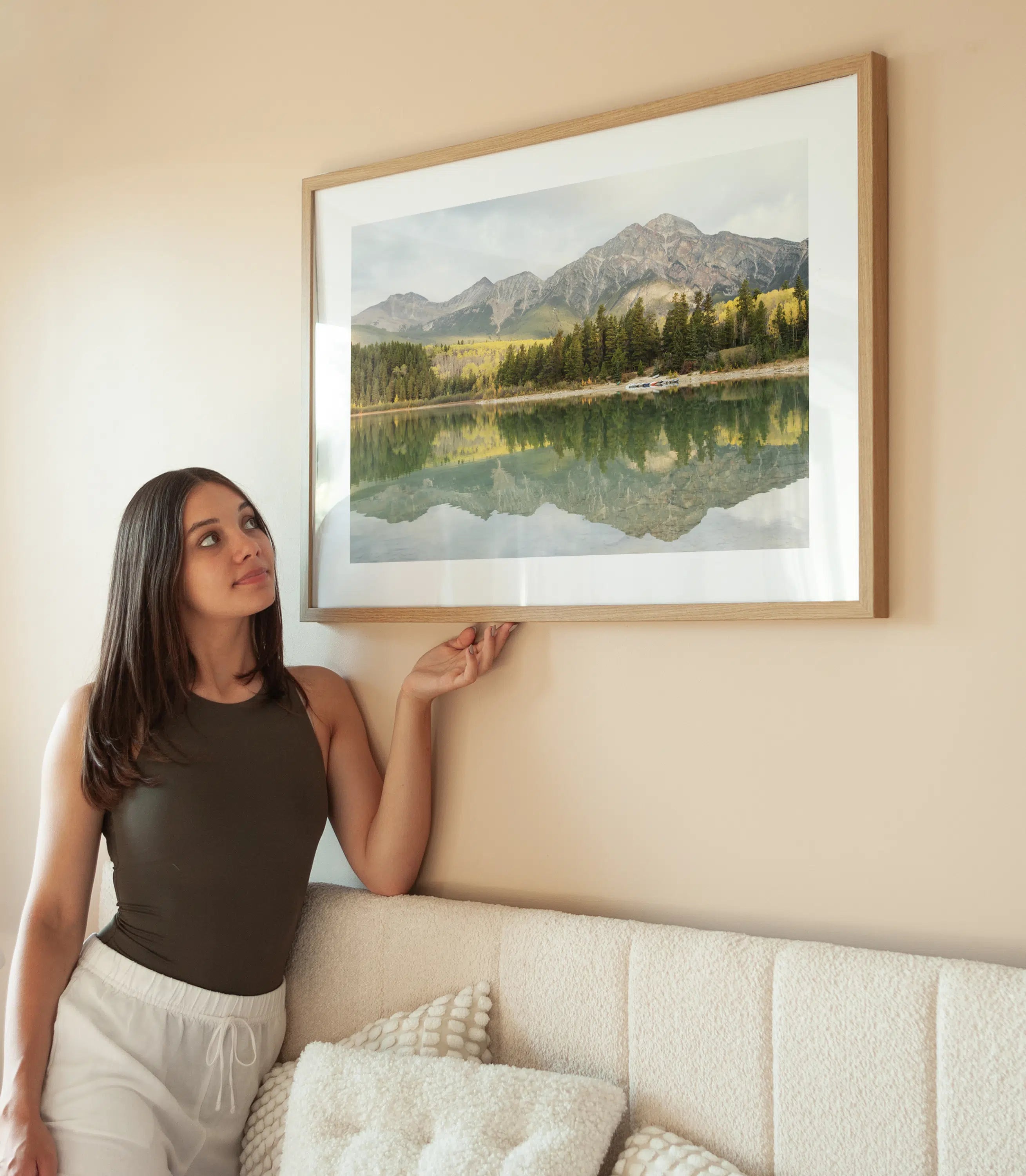 Lake and Mountain View wird aufgehängt