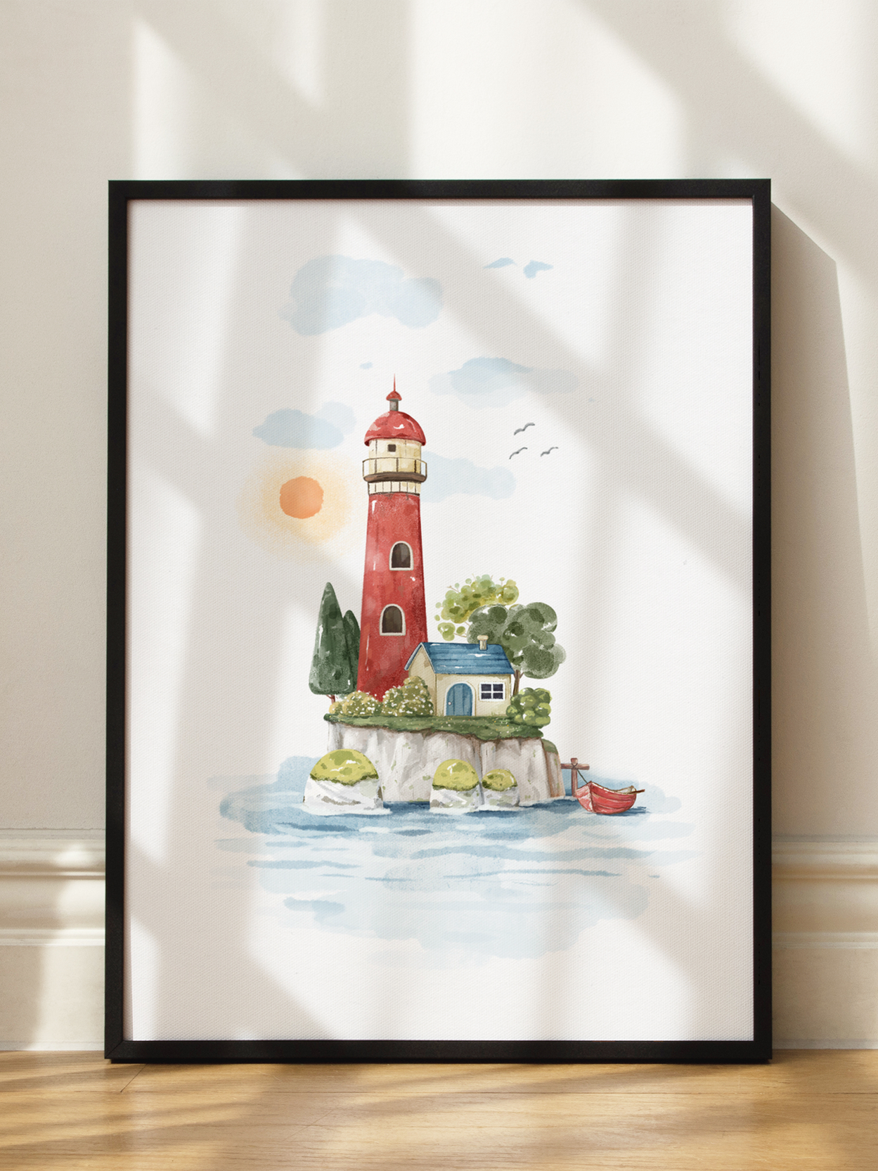 Lighthouse Island Poster