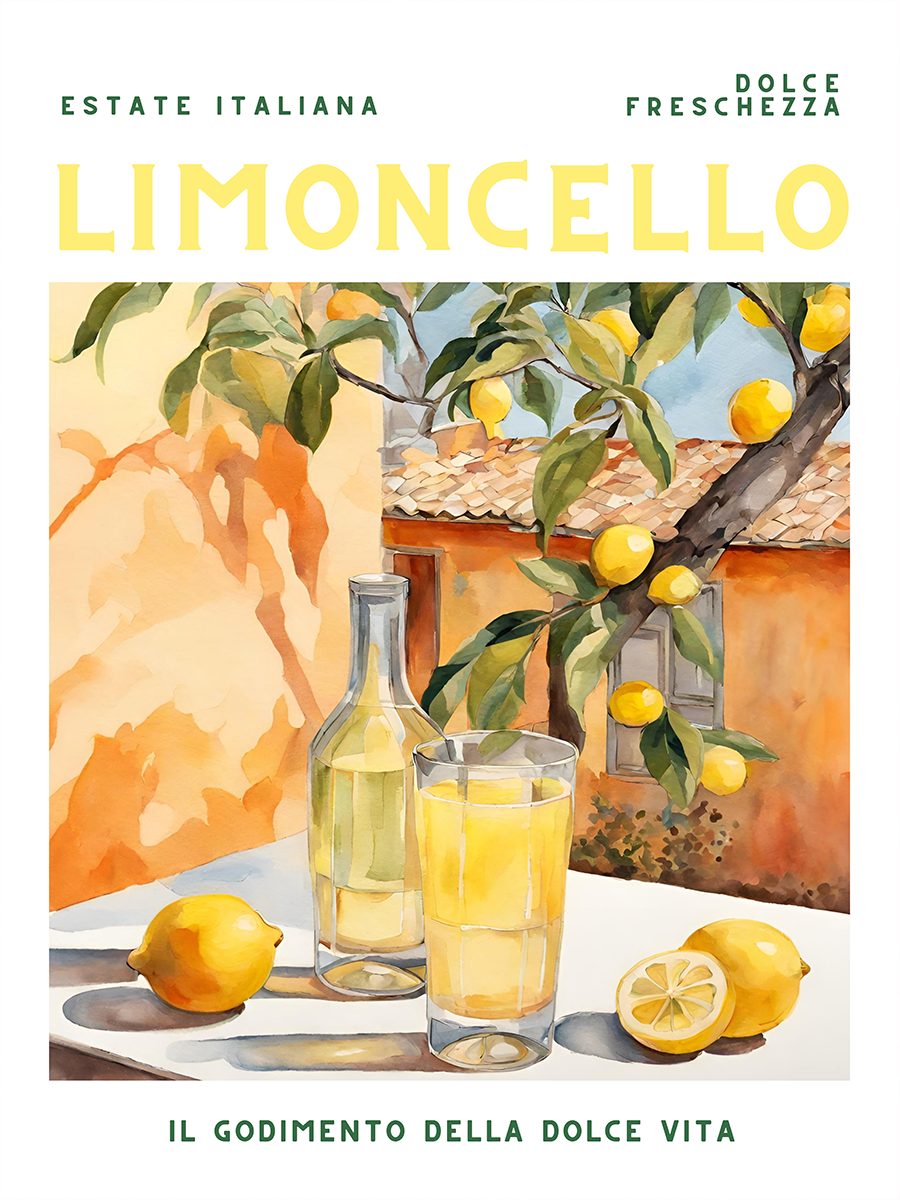 Limoncello Genuss Poster