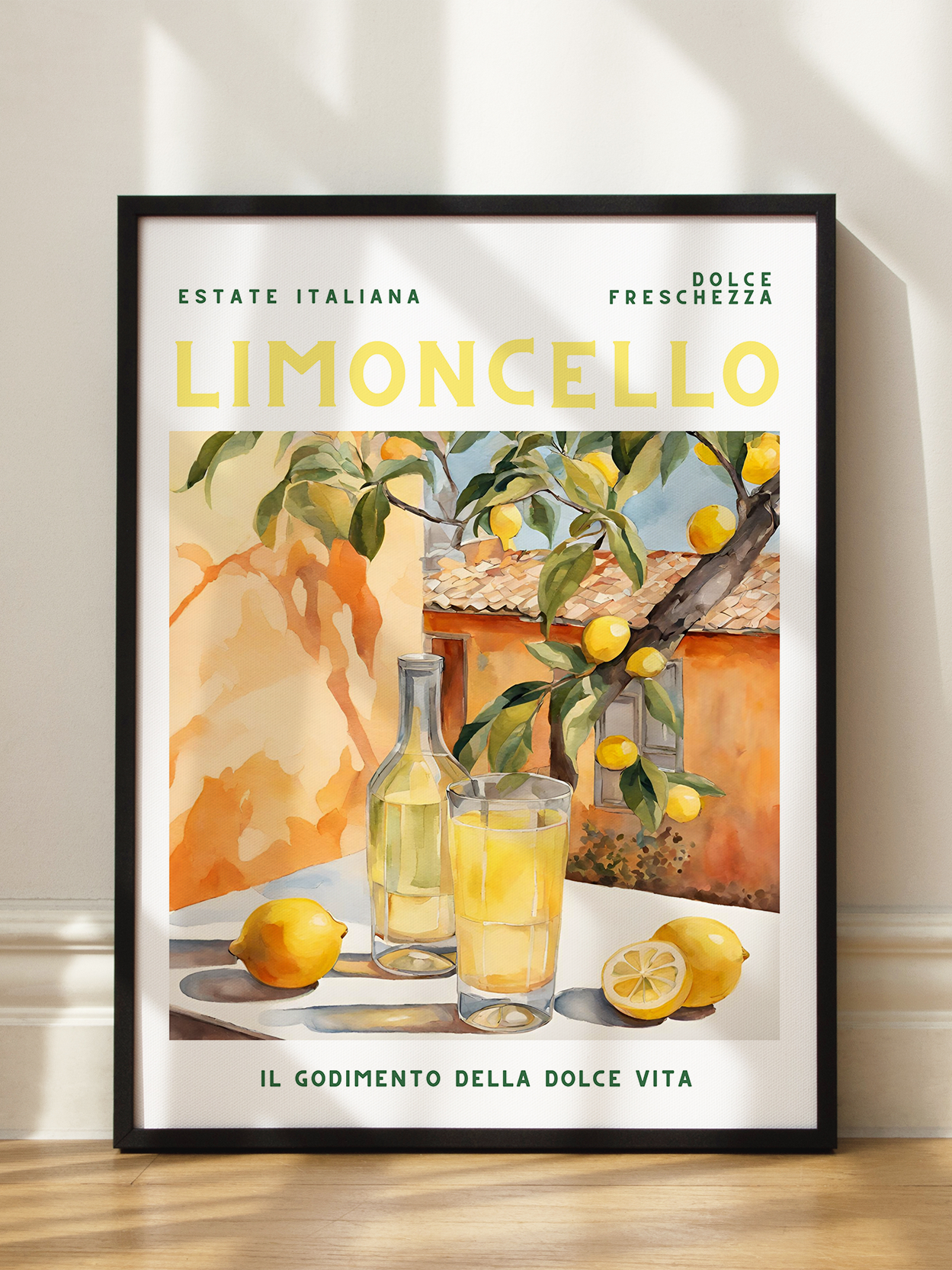 Limoncello Genuss Poster