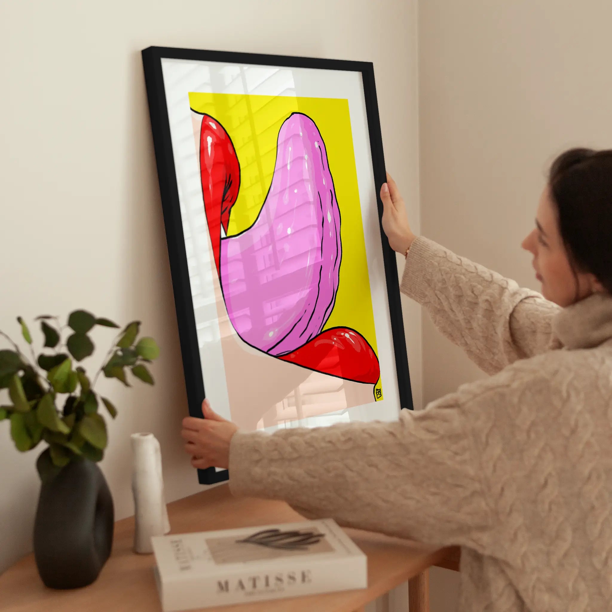 Lips wird aufgehängt