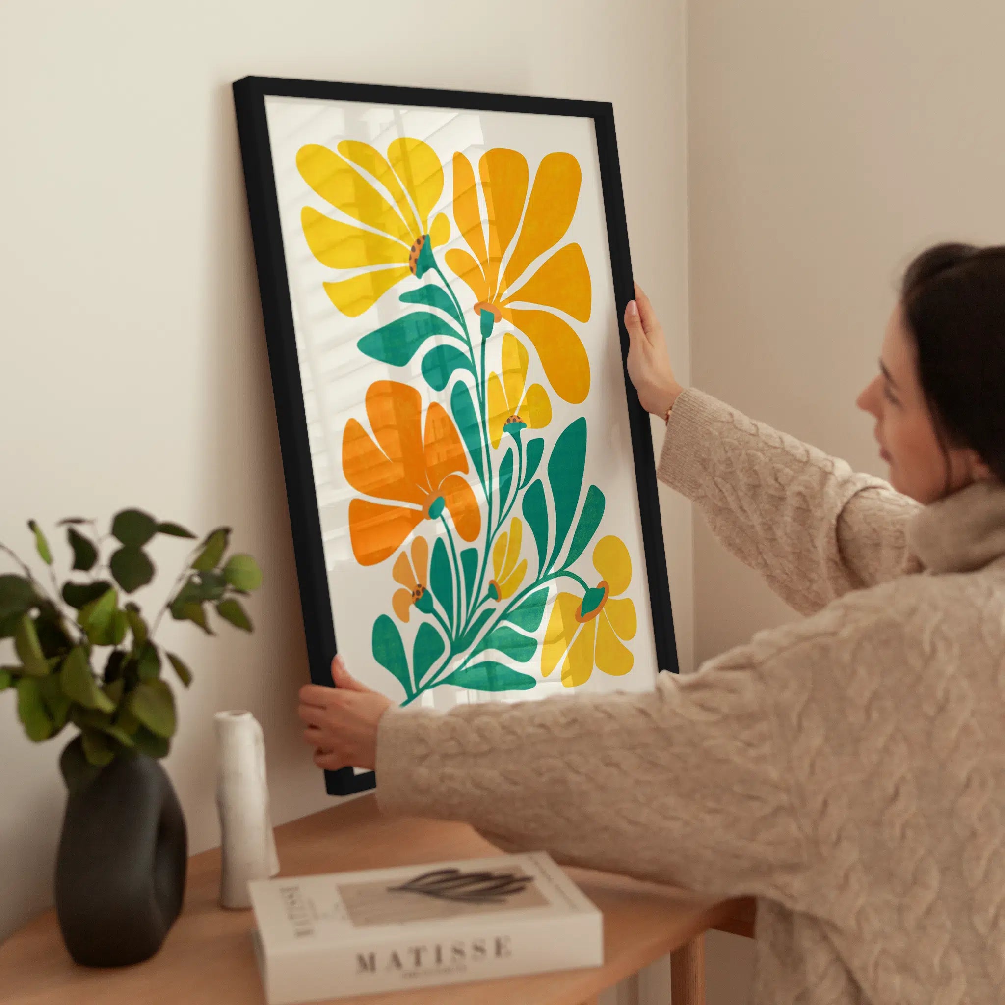 Marigold Flower wird aufgehängt