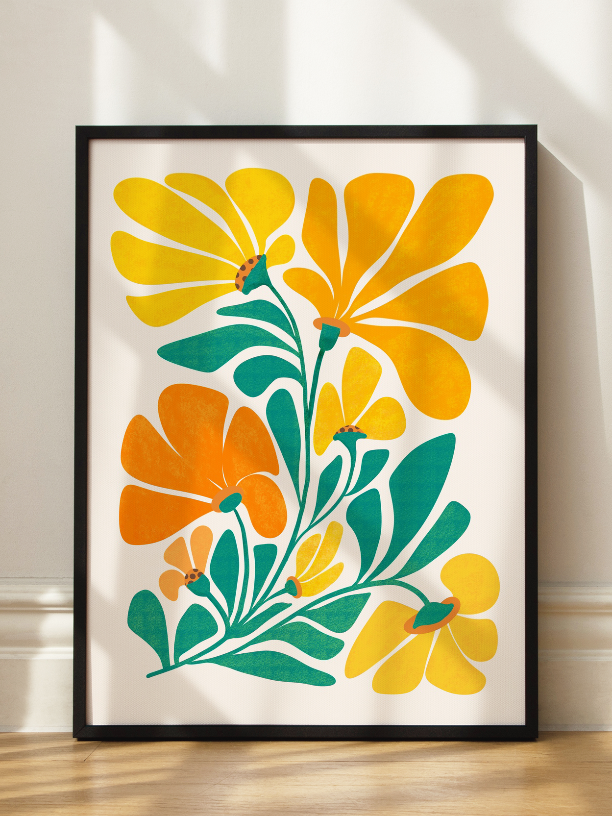 Marigold Flower Poster
