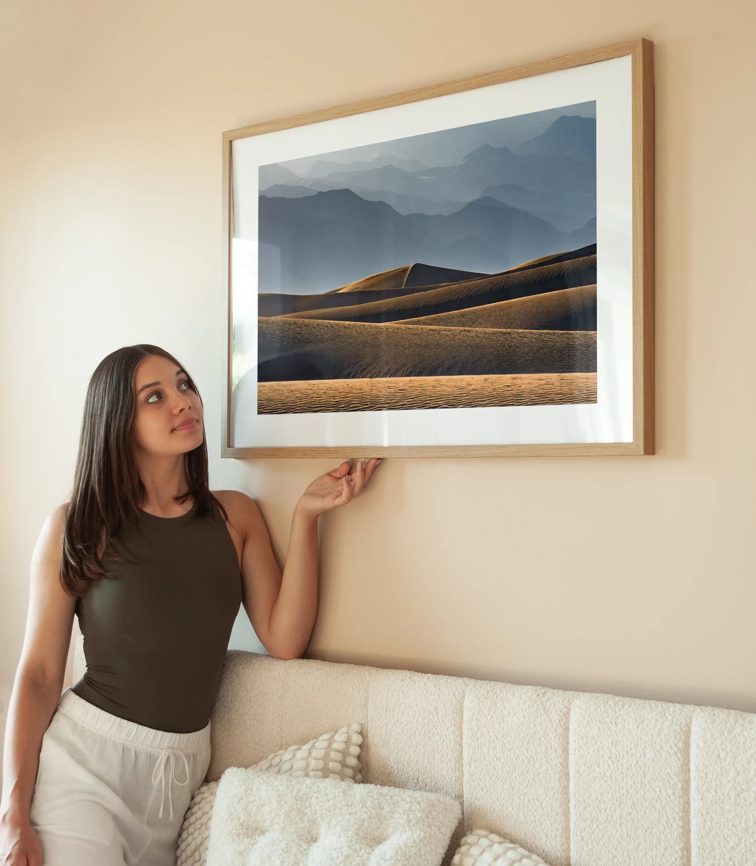 Mesquite Flat Sand Dunes wird aufgehängt