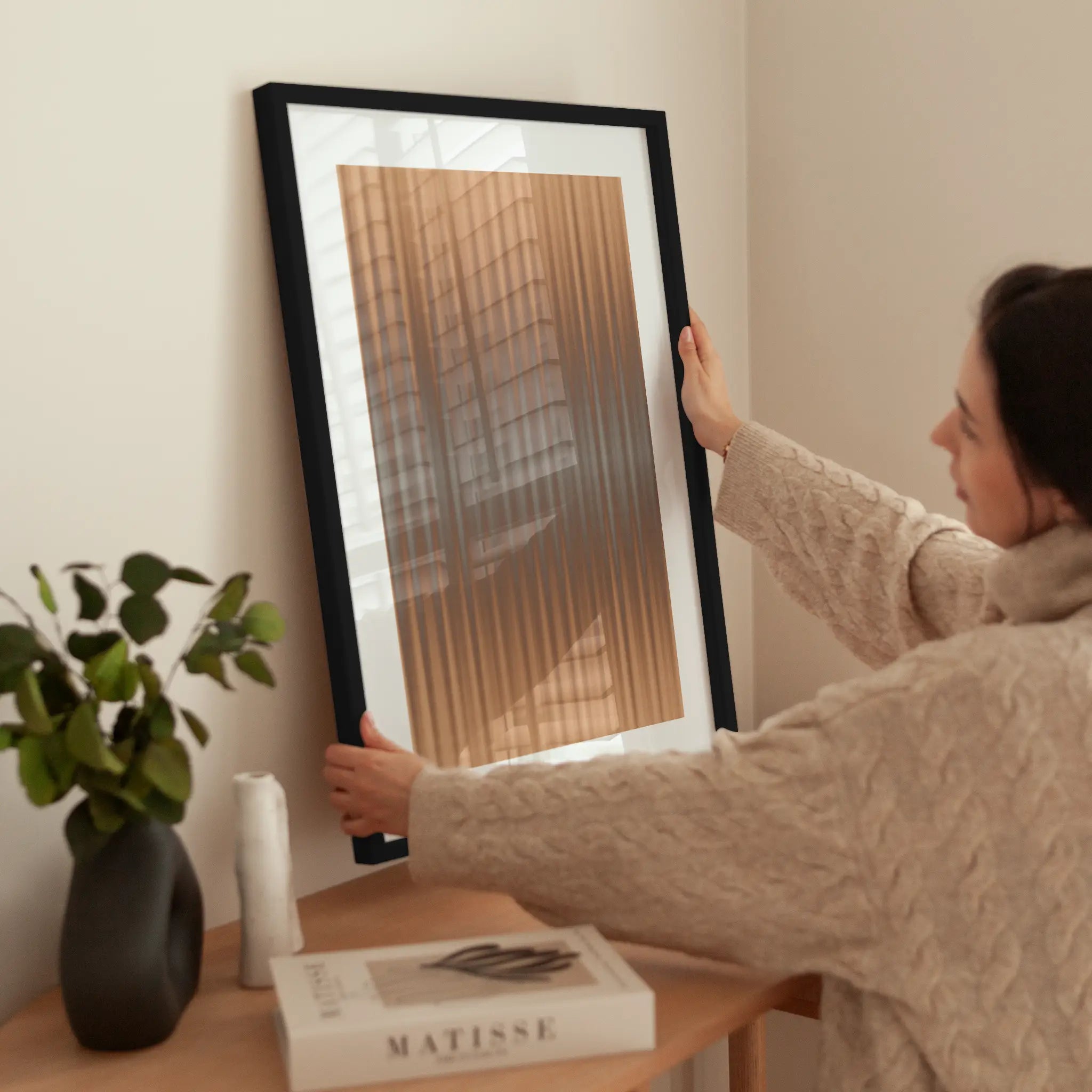 Metallic Waves wird aufgehängt