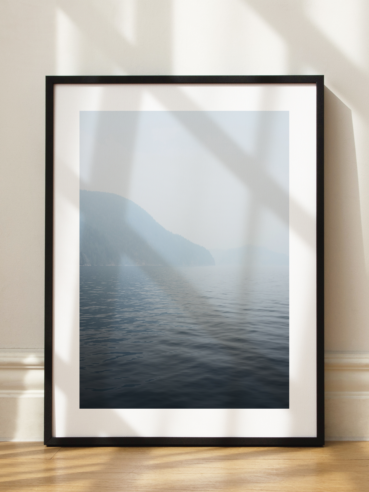 Misty Lake Poster
