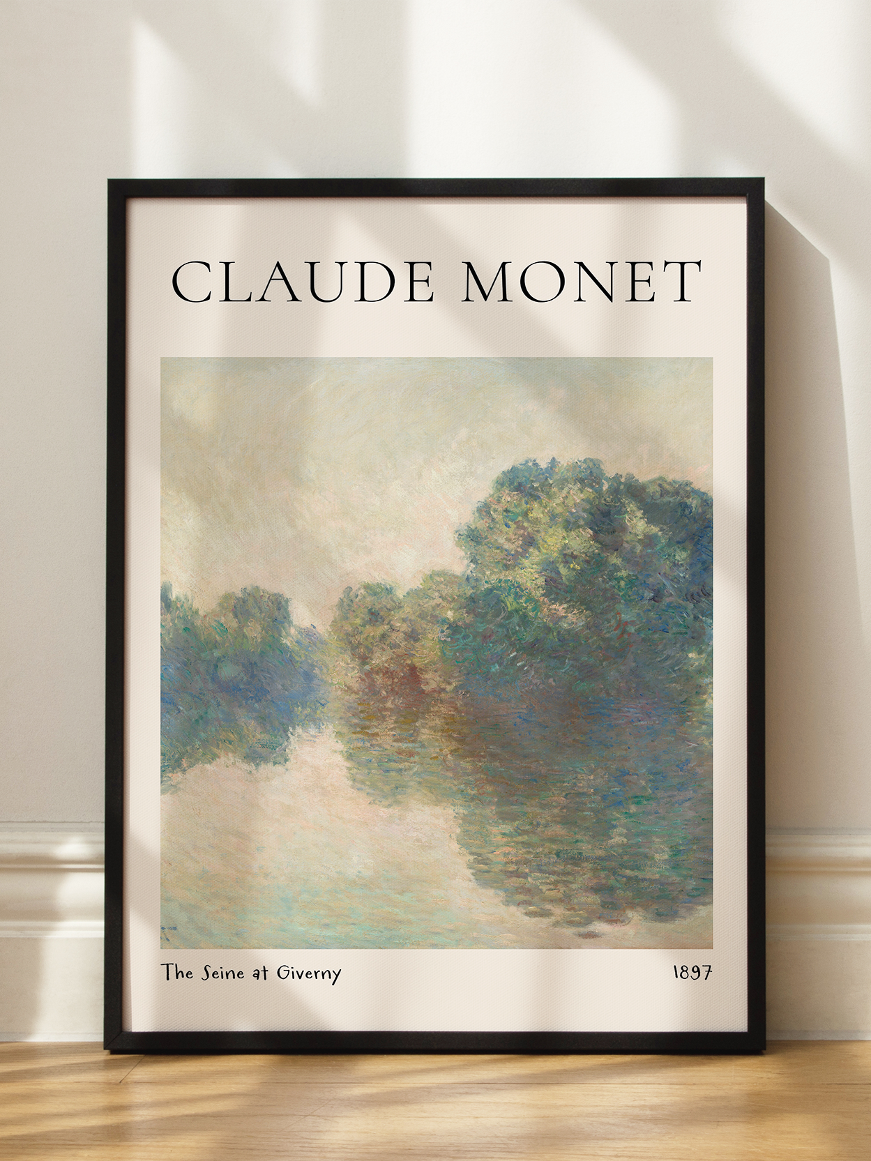Monet — The Seine at Giverny Poster