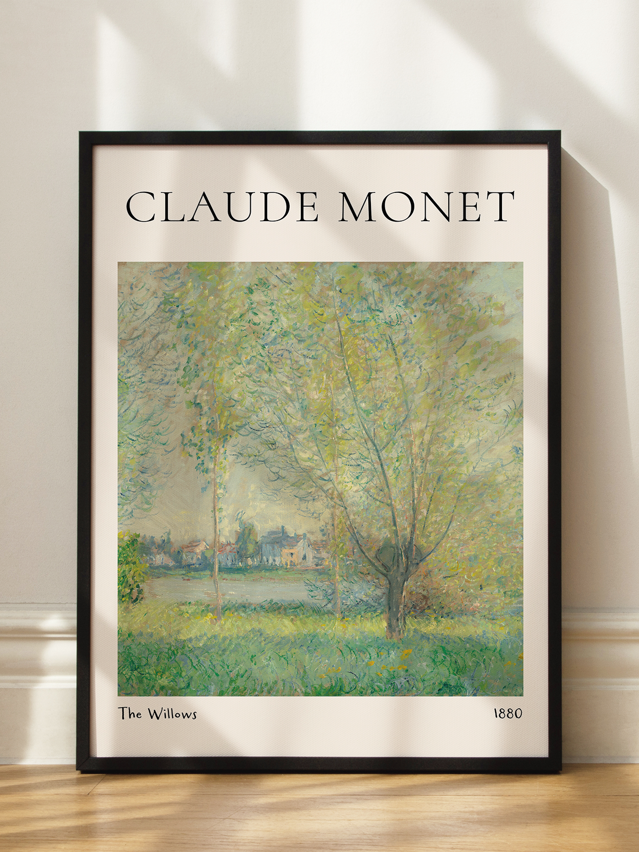 Monet — The Willows Poster