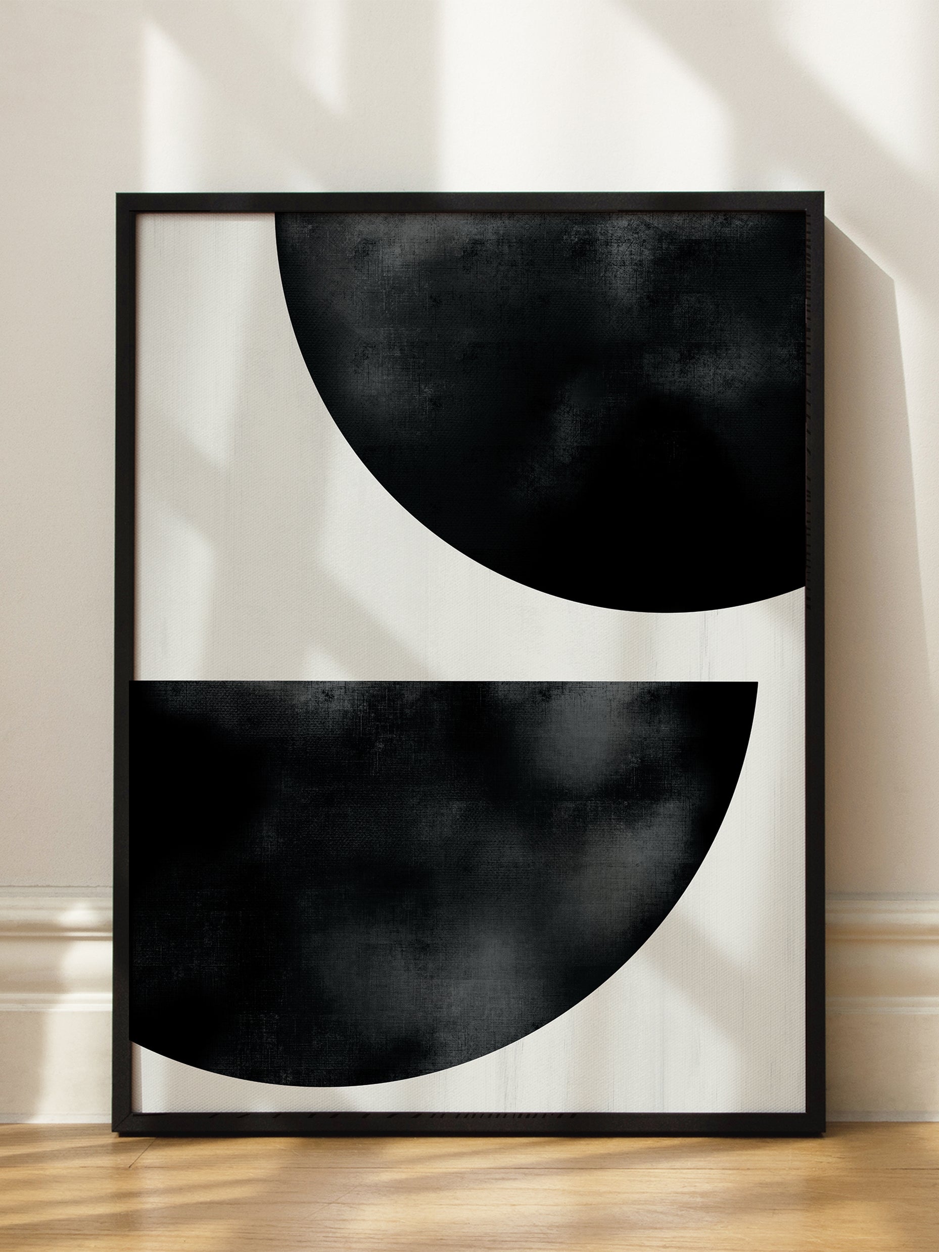 Monochrome Moons Poster