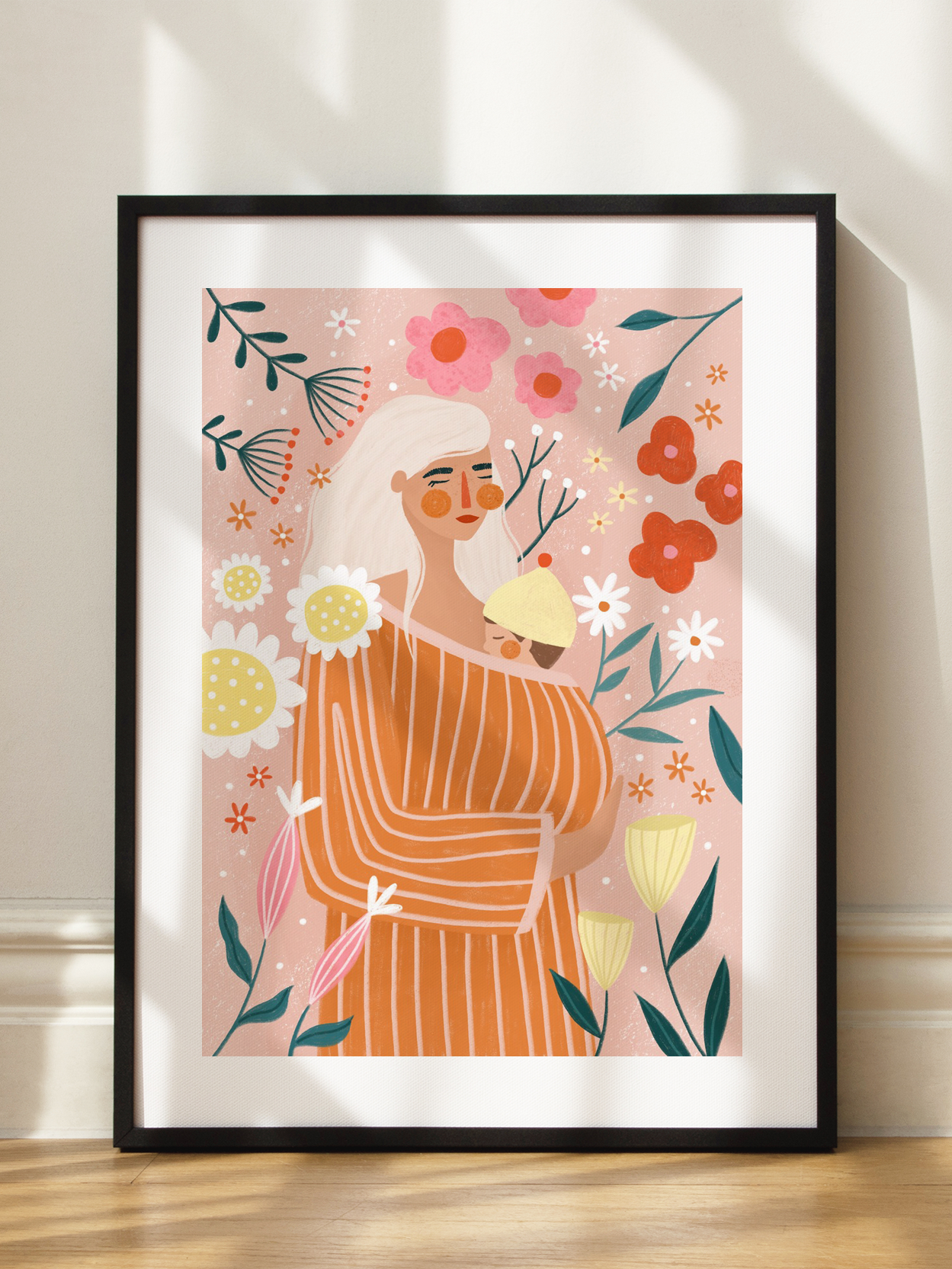 Blossom Embrace Poster